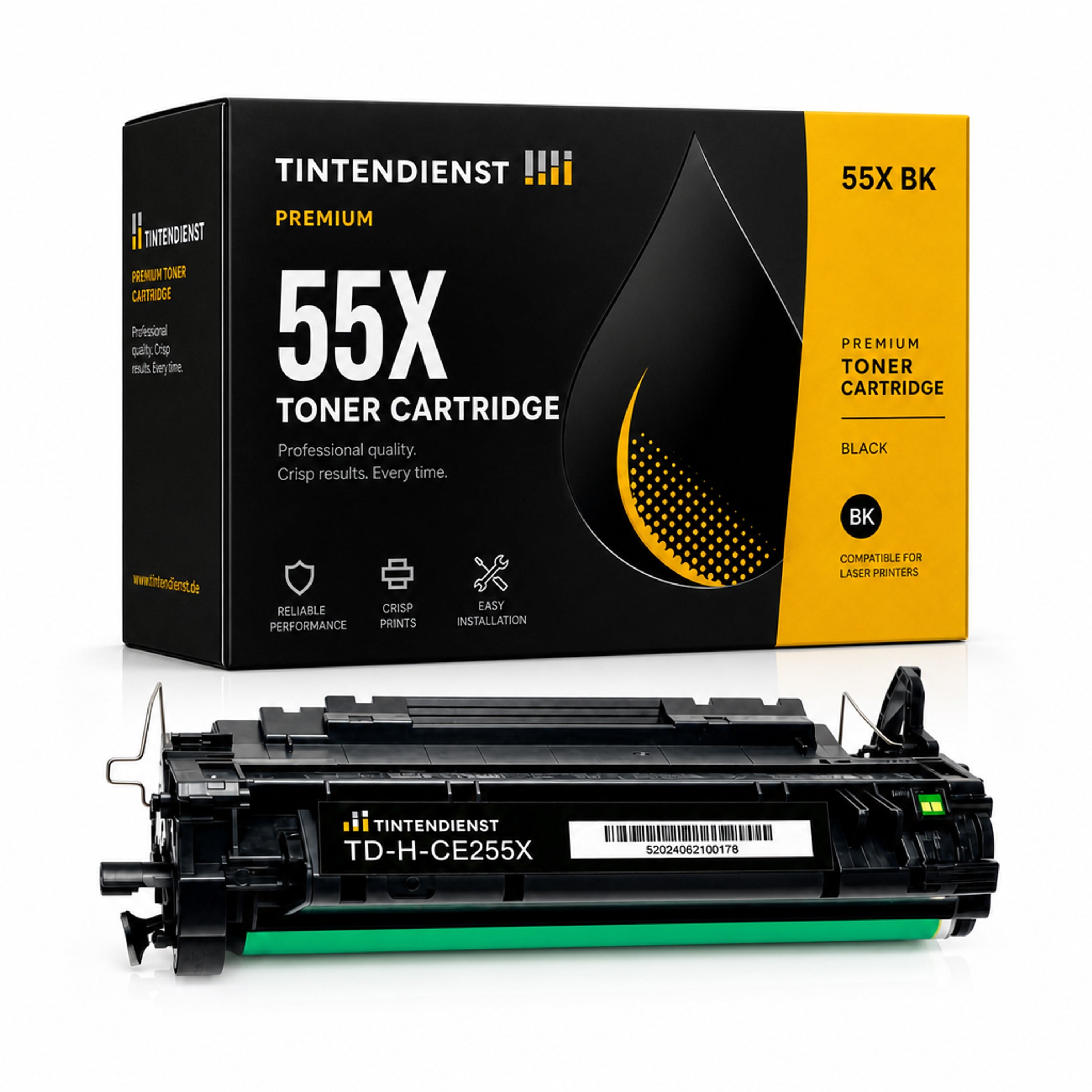 Toner kompatibel zu HP 55X, schwarz