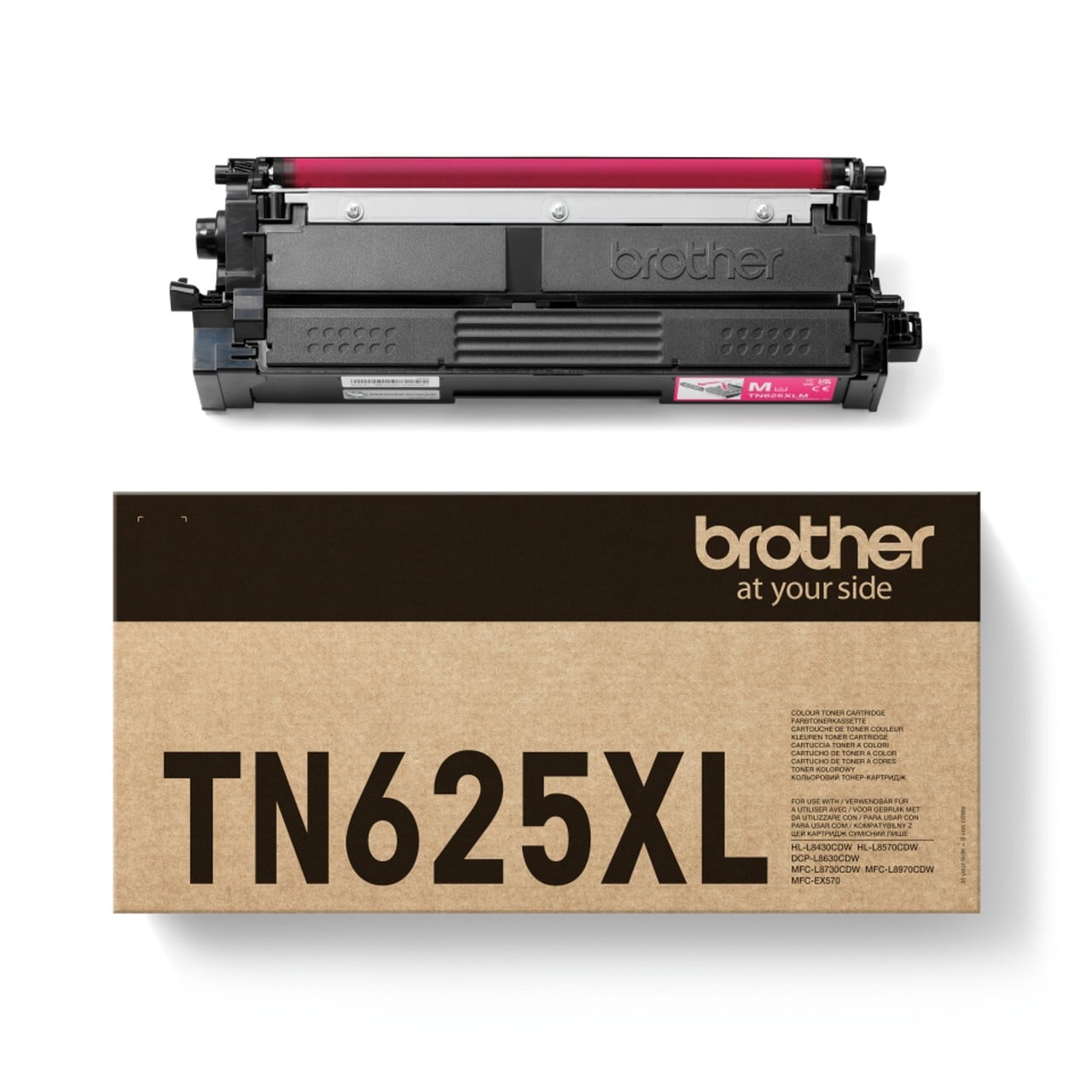 Original Brother TN-625XLM Toner Magenta