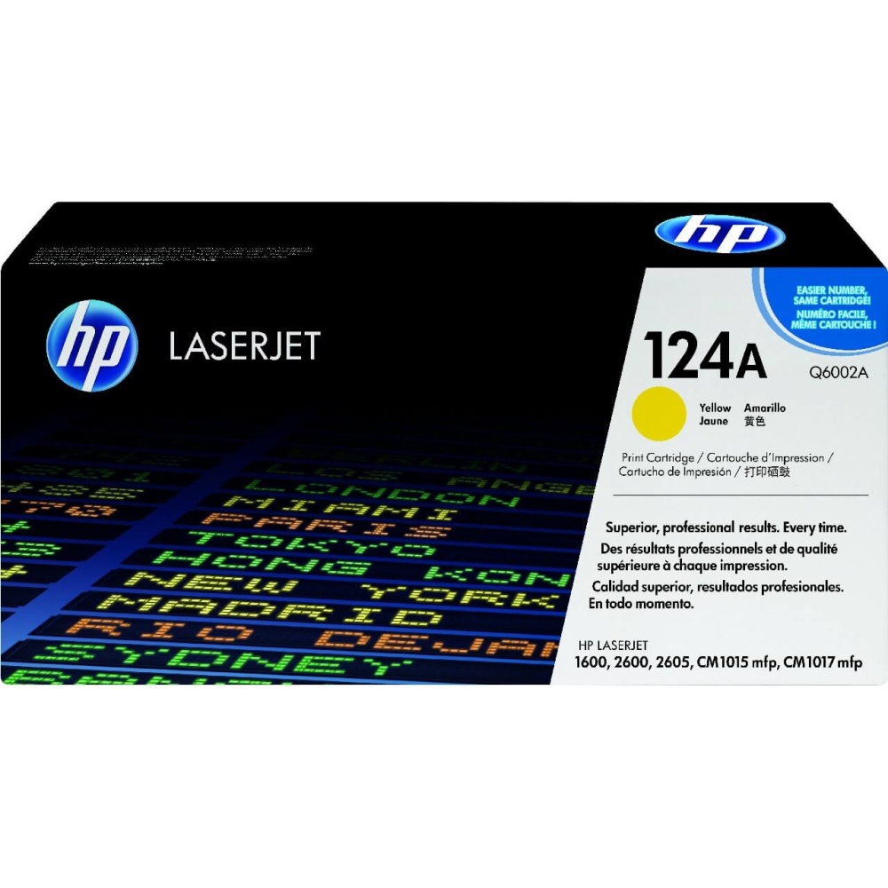 Original HP Toner Q6002A/124A y