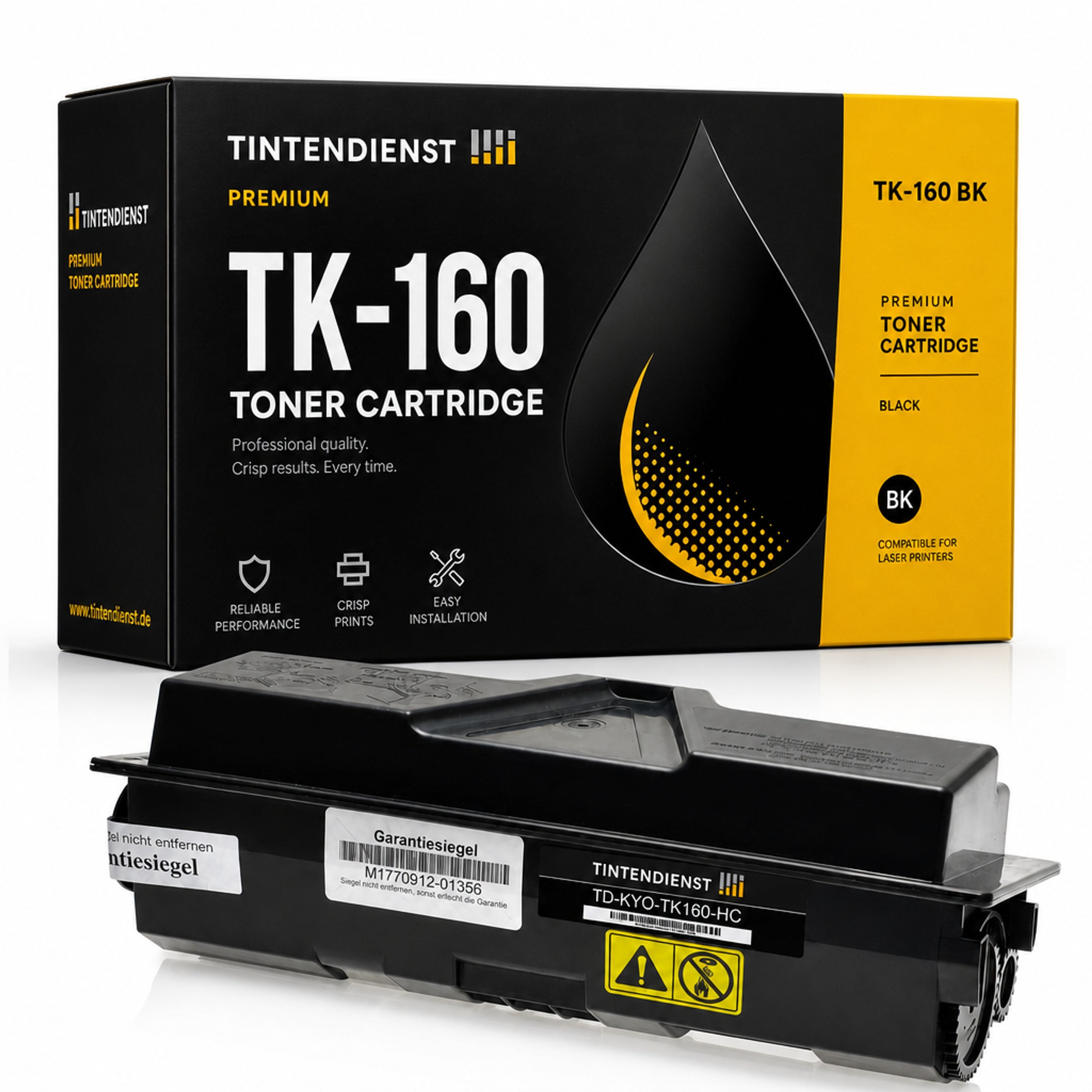 Toner kompatibel zu Kyocera TK-160, schwarz