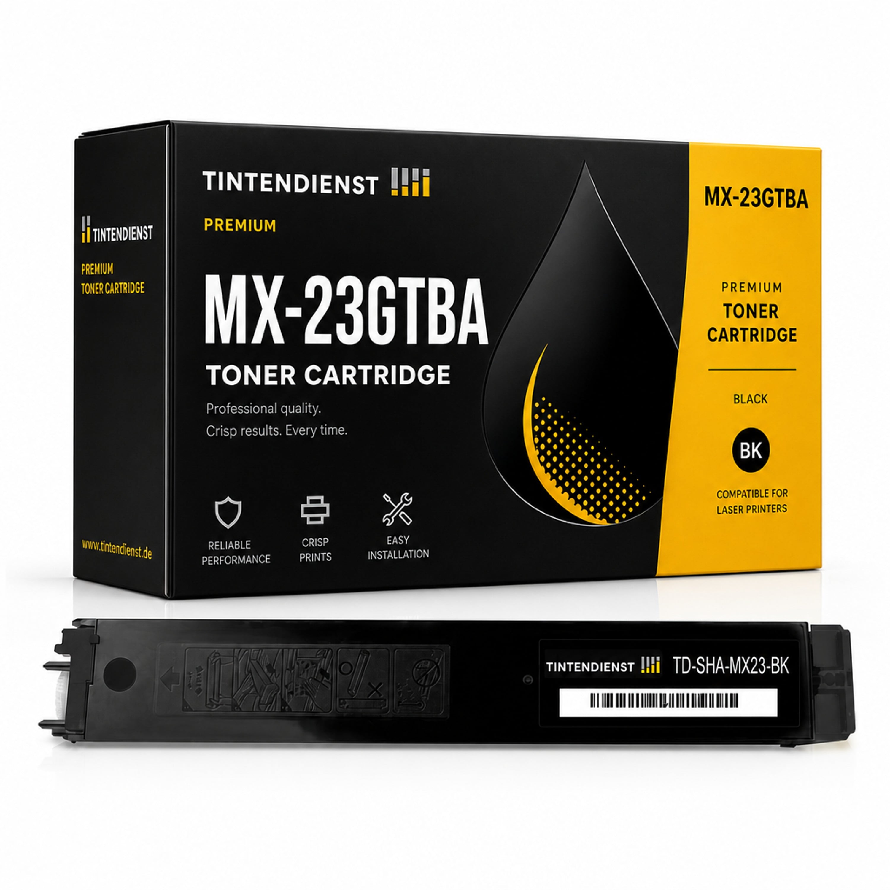 Toner kompatibel zu Sharp MX-23GTBA, schwarz