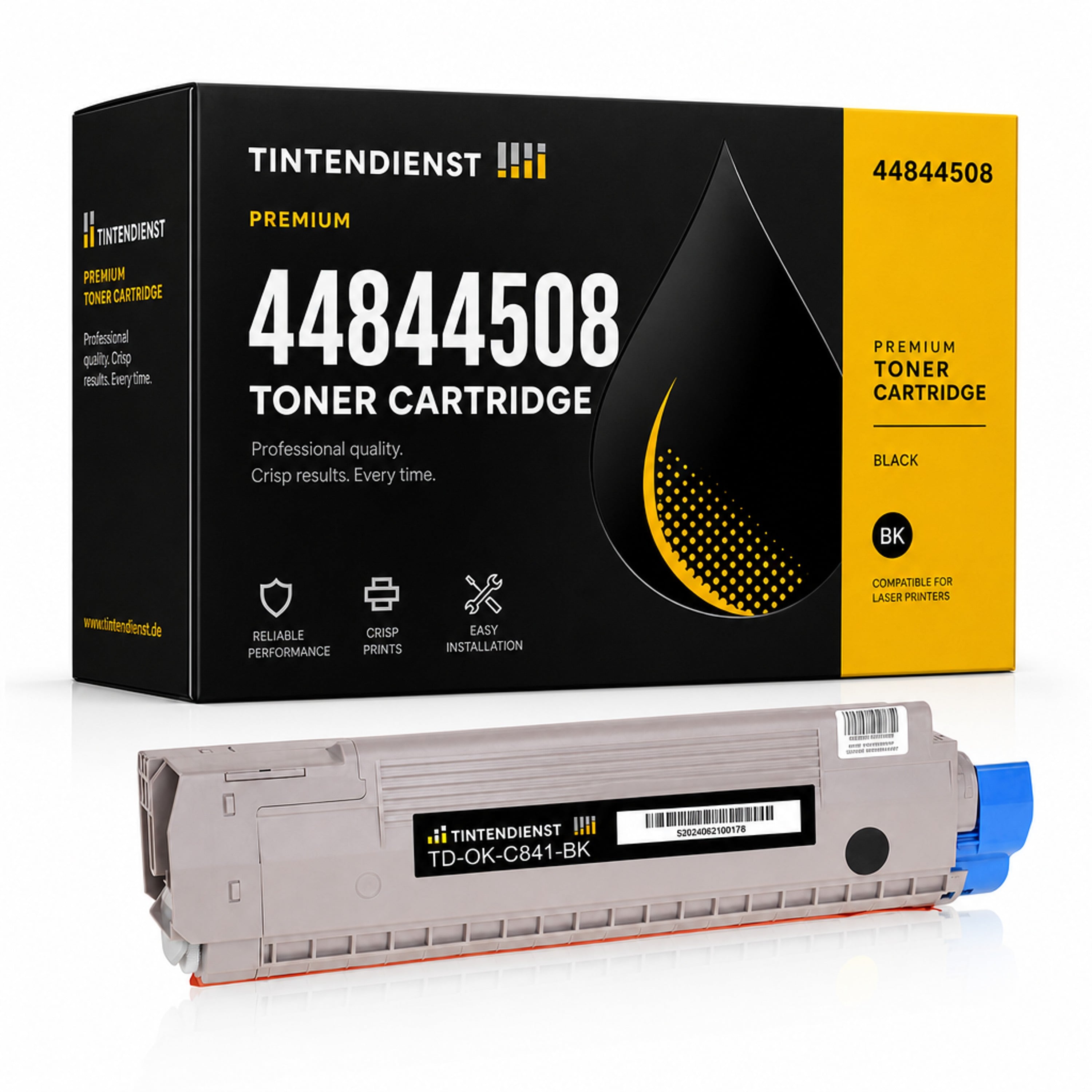 Toner kompatibel zu OKI 44844508, schwarz