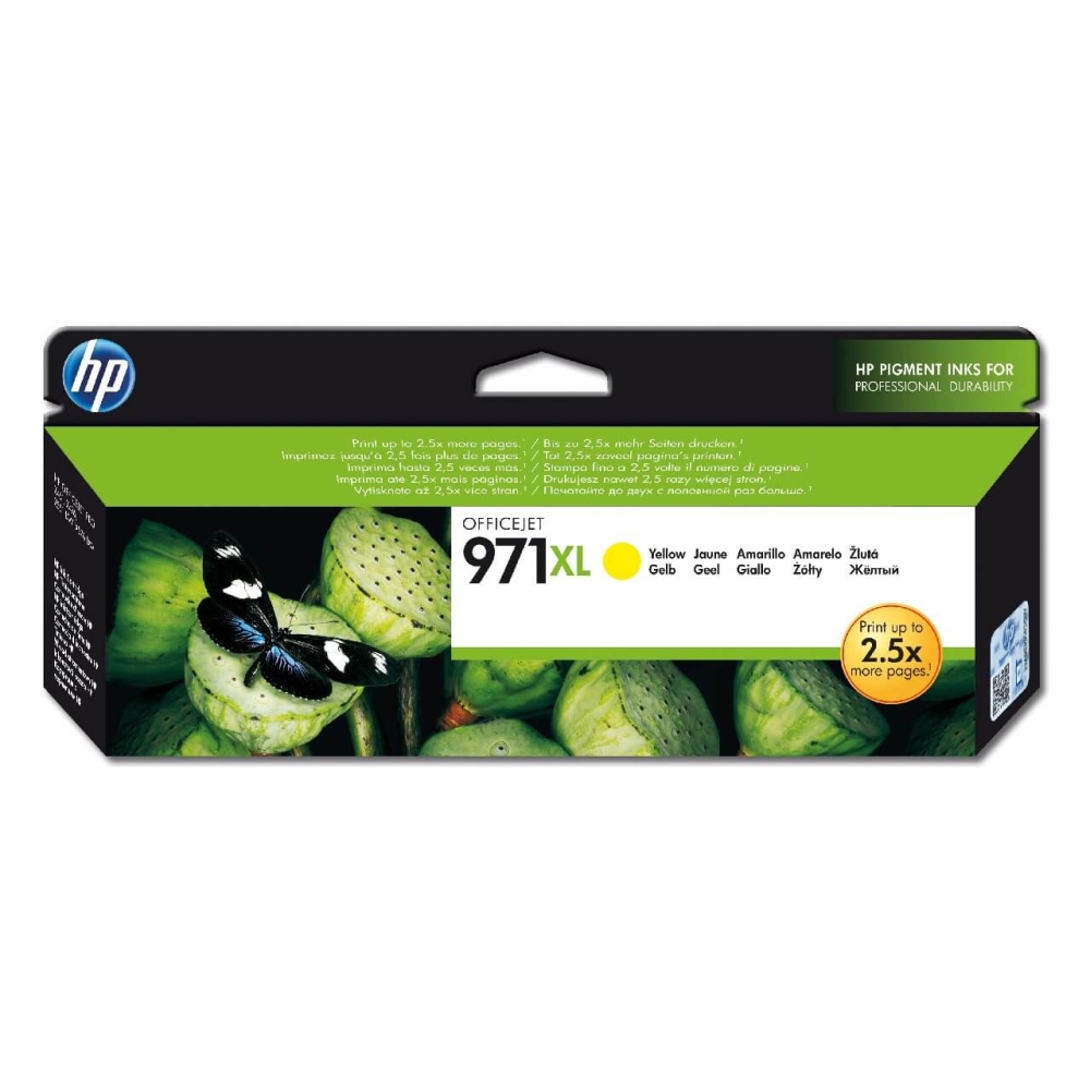 Original HP Tintenpatrone CN628AE / 971XL Gelb