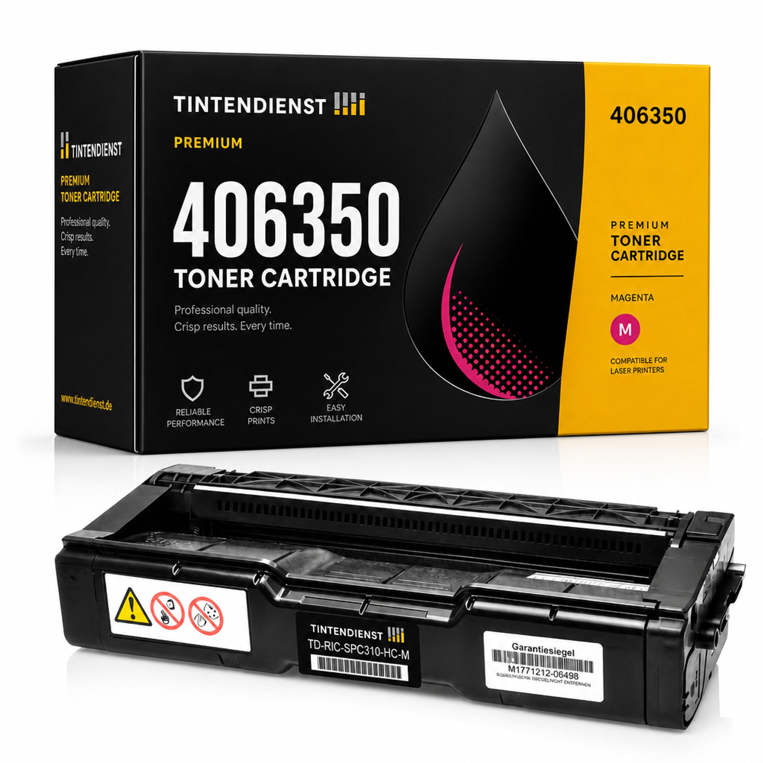 Toner kompatibel zu Ricoh 406350, magenta