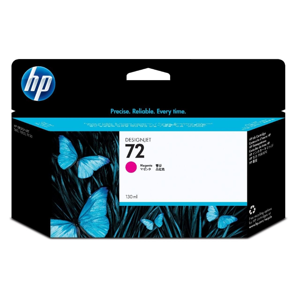 Original HP Tintenpatrone C9372A / 72 Magenta