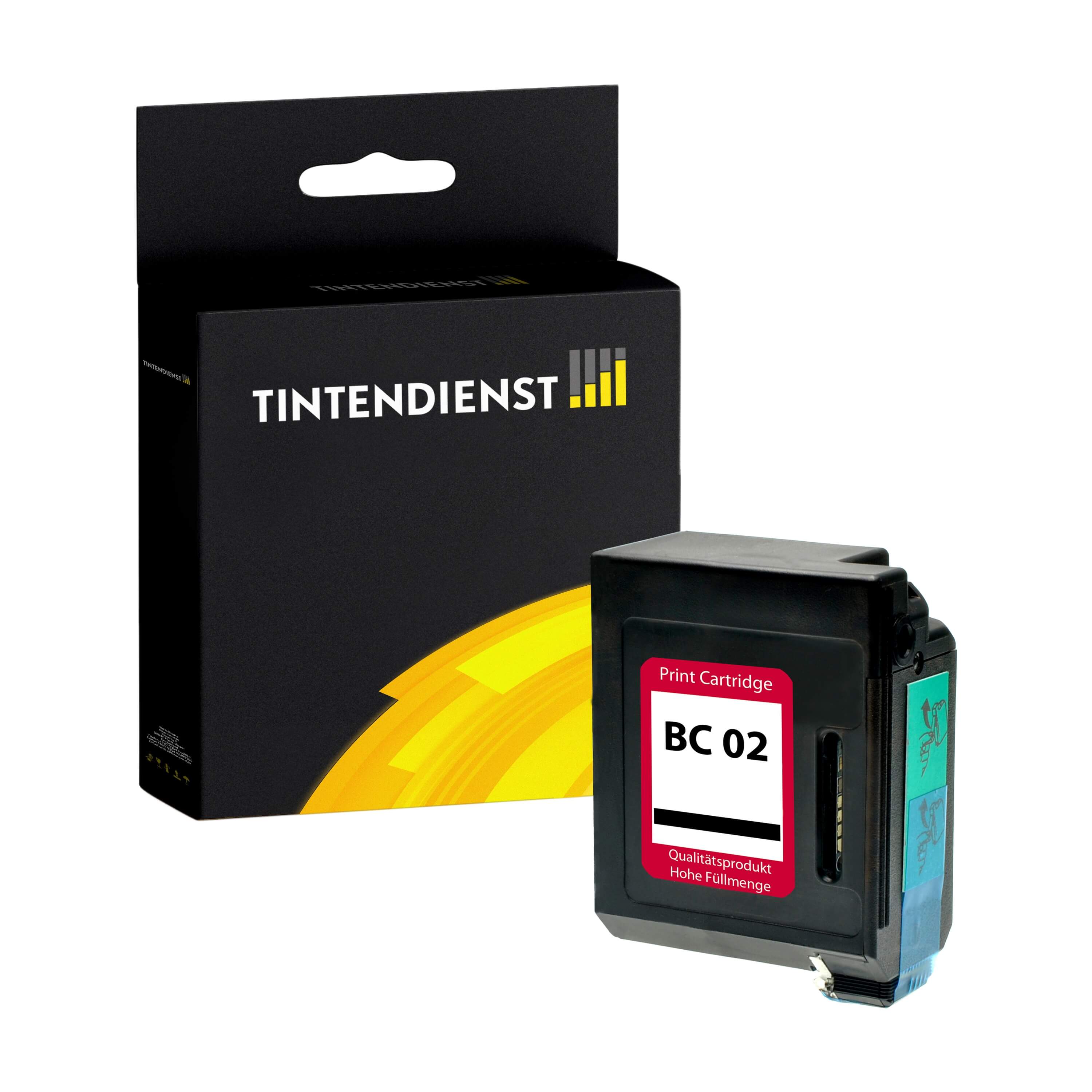 Canon BC-02 Druckerpatrone (0881A002) schwarz – Tintendienst kompatibel