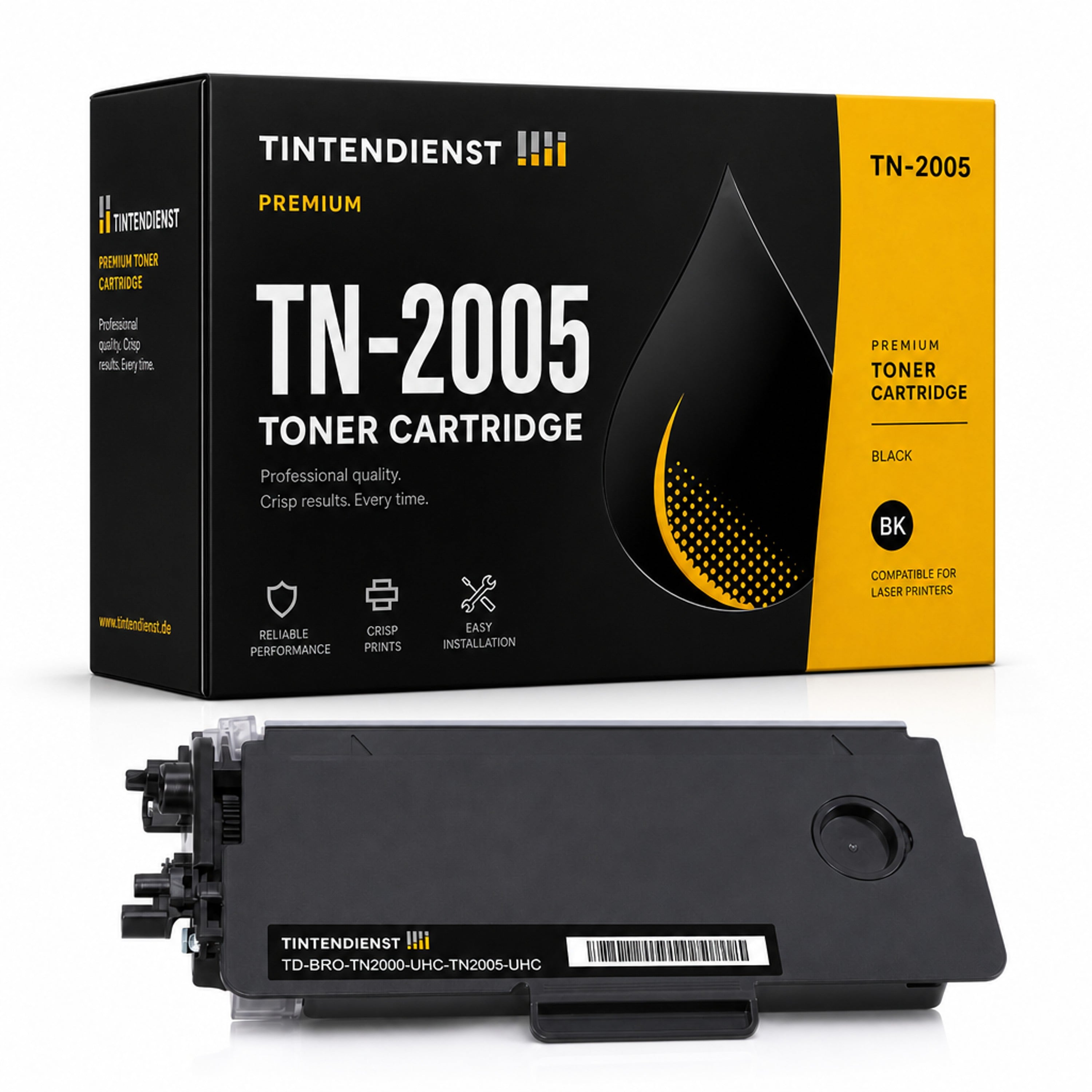 Toner kompatibel zu Brother TN-2005 XXL, schwarz