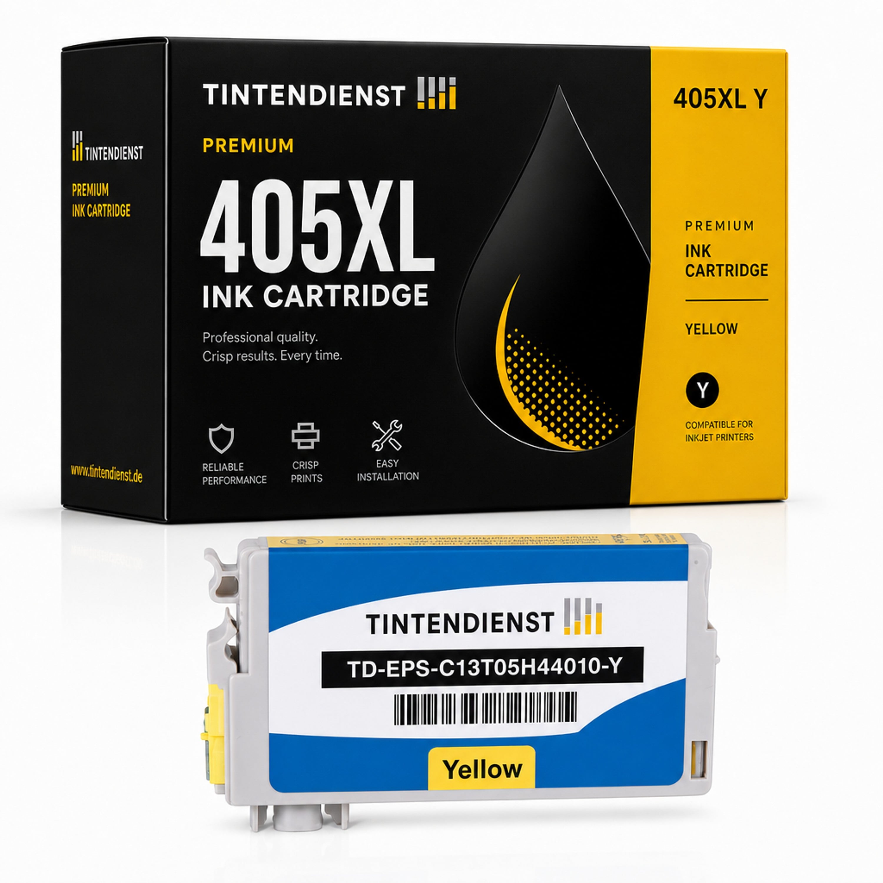 Druckerpatrone kompatibel zu Epson 405XL, gelb