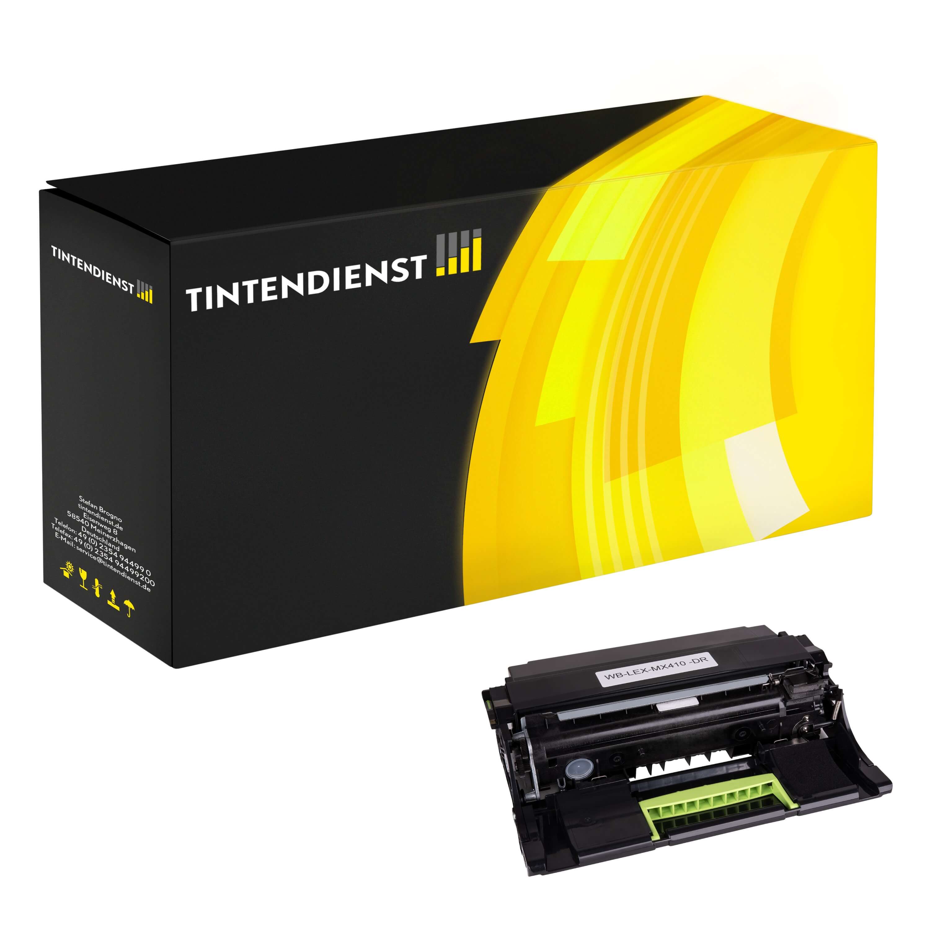 Lexmark 50F0ZA0 Trommel schwarz – Tintendienst kompatibel