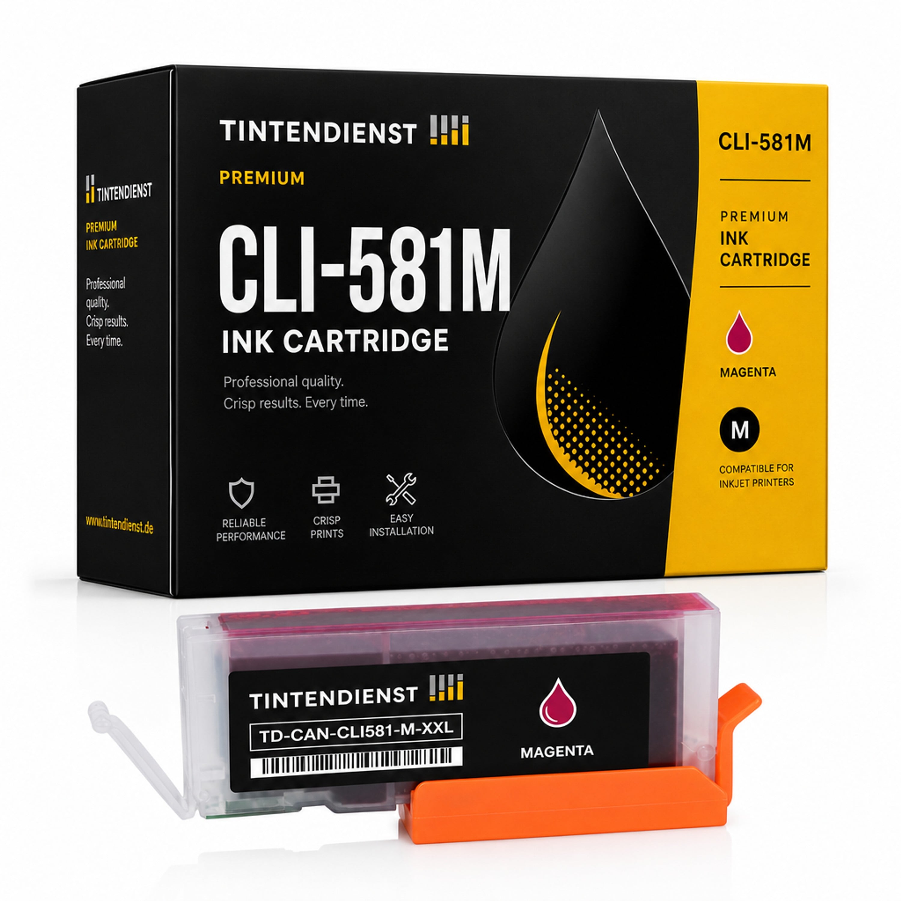 Druckerpatrone kompatibel zu Canon CLI-581M, magenta
