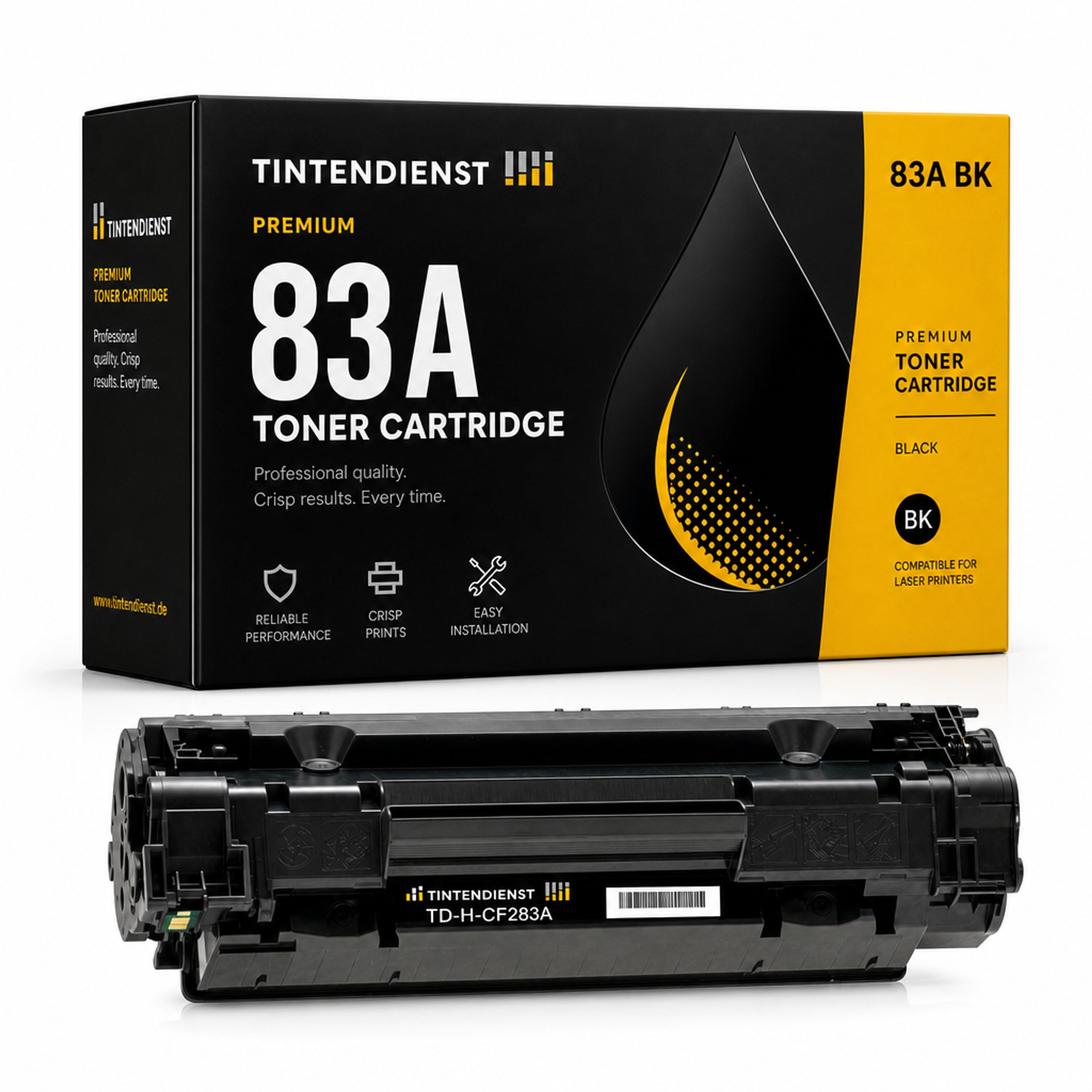 Toner kompatibel zu HP 83A, schwarz