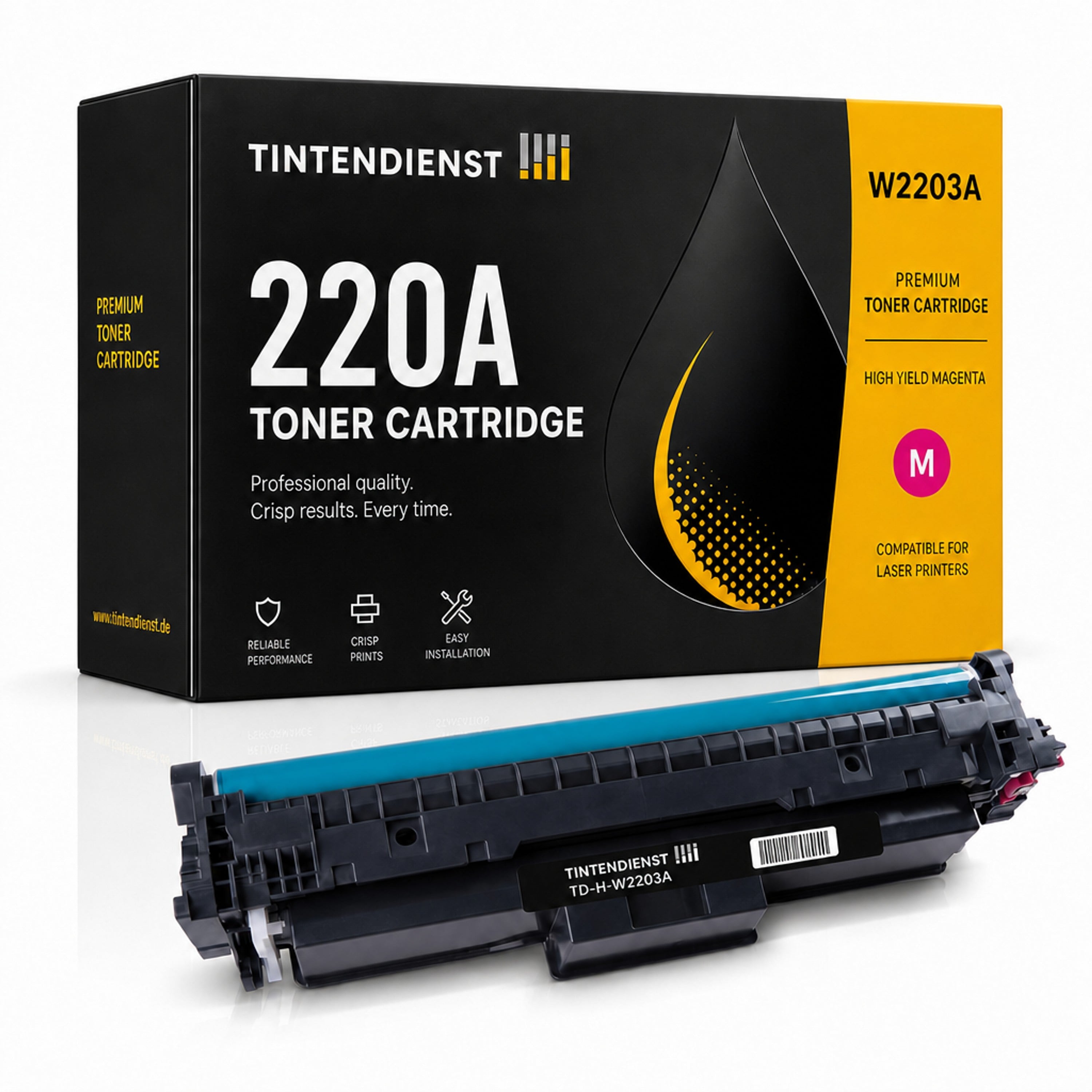 Toner kompatibel zu HP 220A, magenta