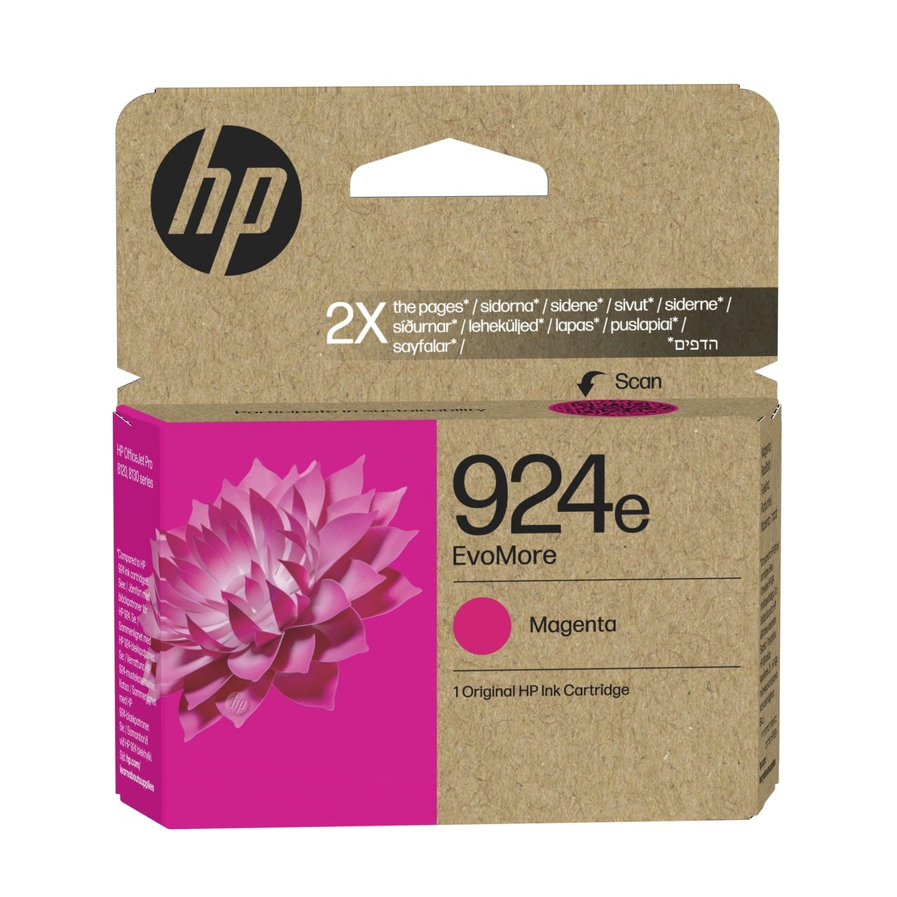 HP 924E Druckerpatrone (4K0U8NE) magenta – Original HP