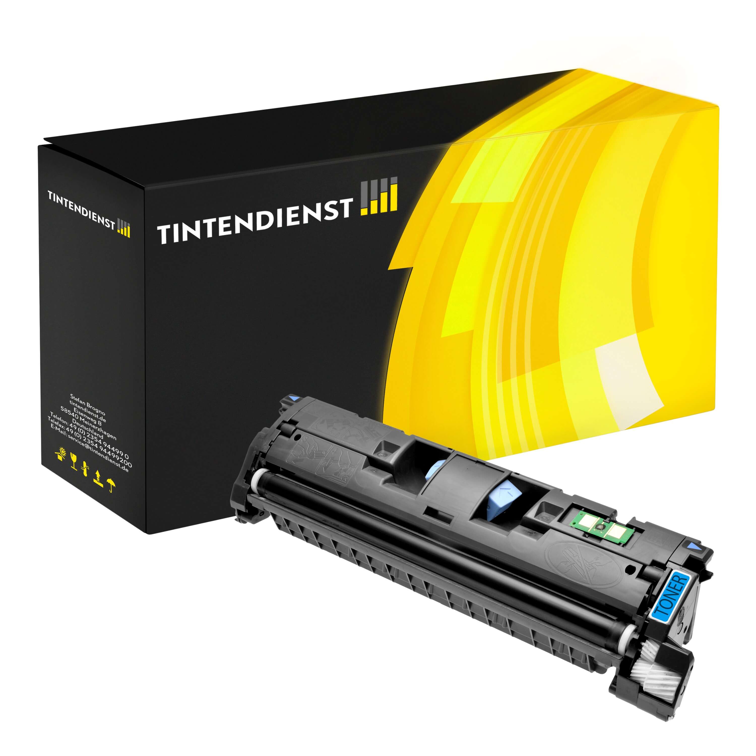Toner kompatibel zu HP 122A, cyan