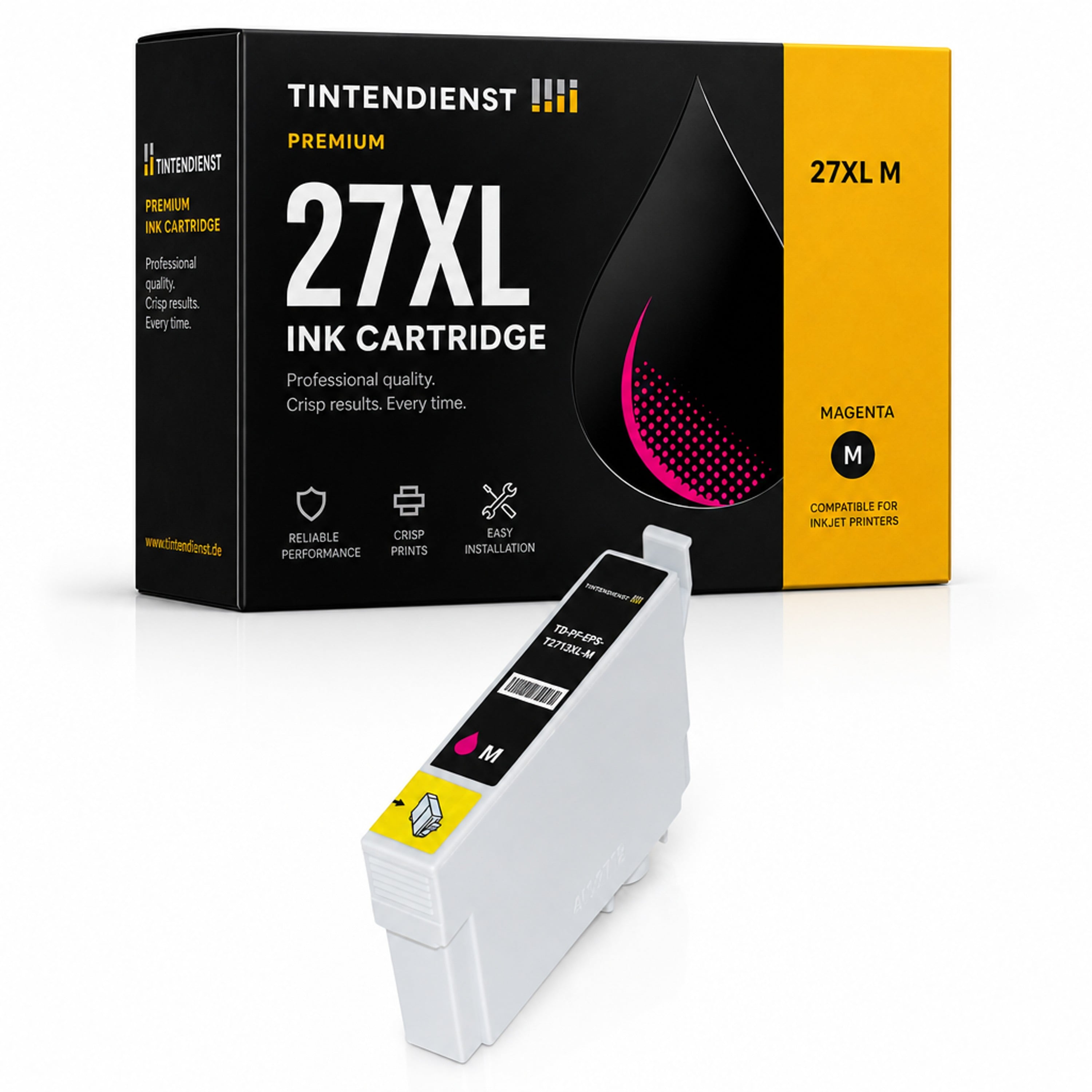 Druckerpatrone kompatibel zu Epson 27XL, magenta