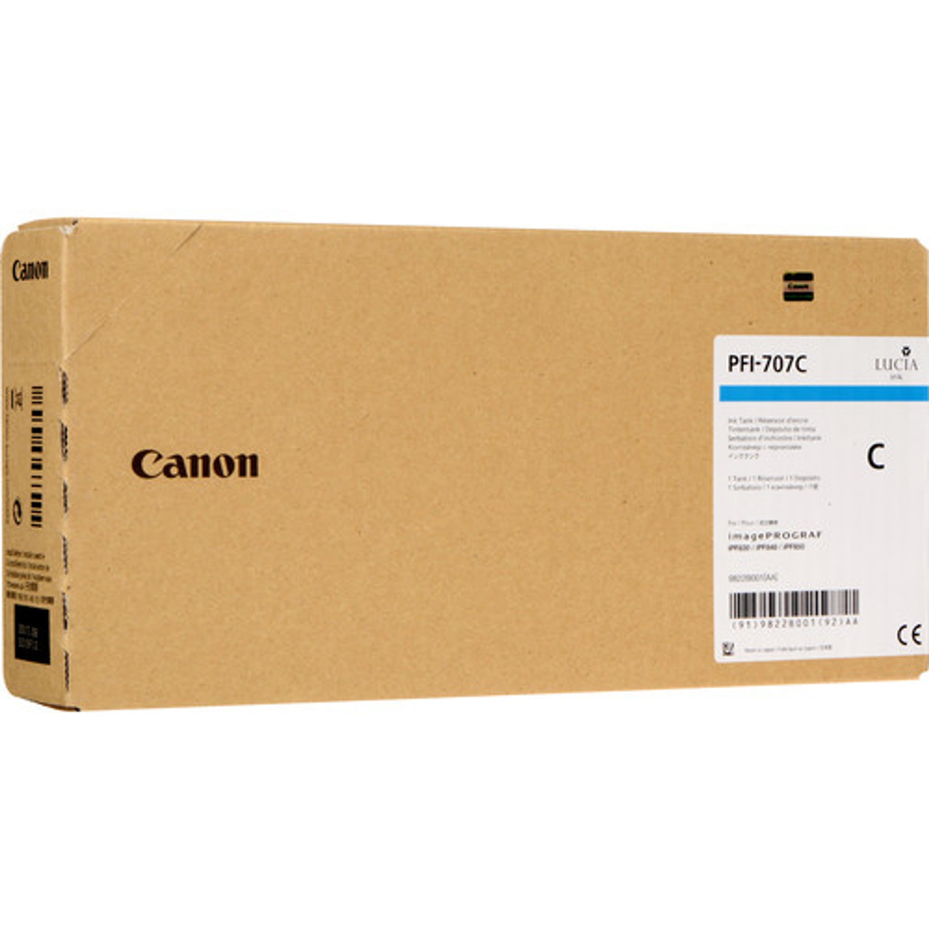Canon PFI-707C Druckerpatrone (9822B001) cyan – Original Canon
