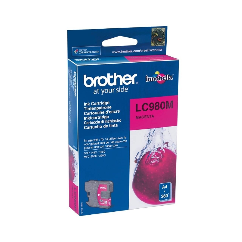 Original Brother Tintenpatrone LC-980M Magenta
