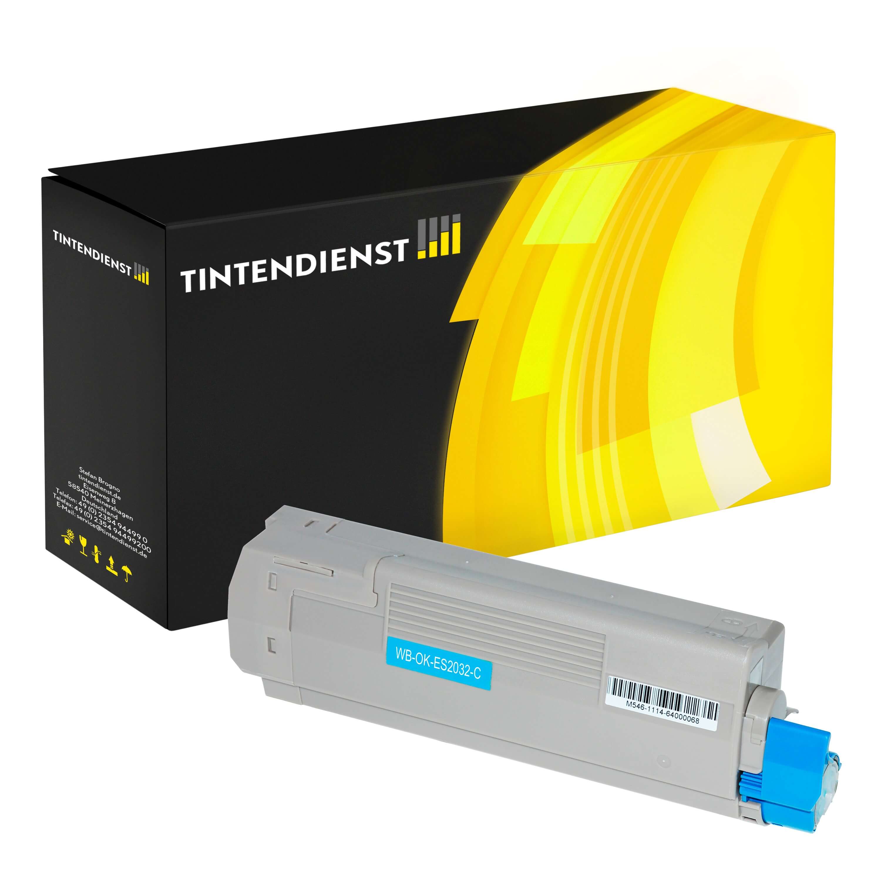 OKI 43324431 Toner cyan – Tintendienst kompatibel