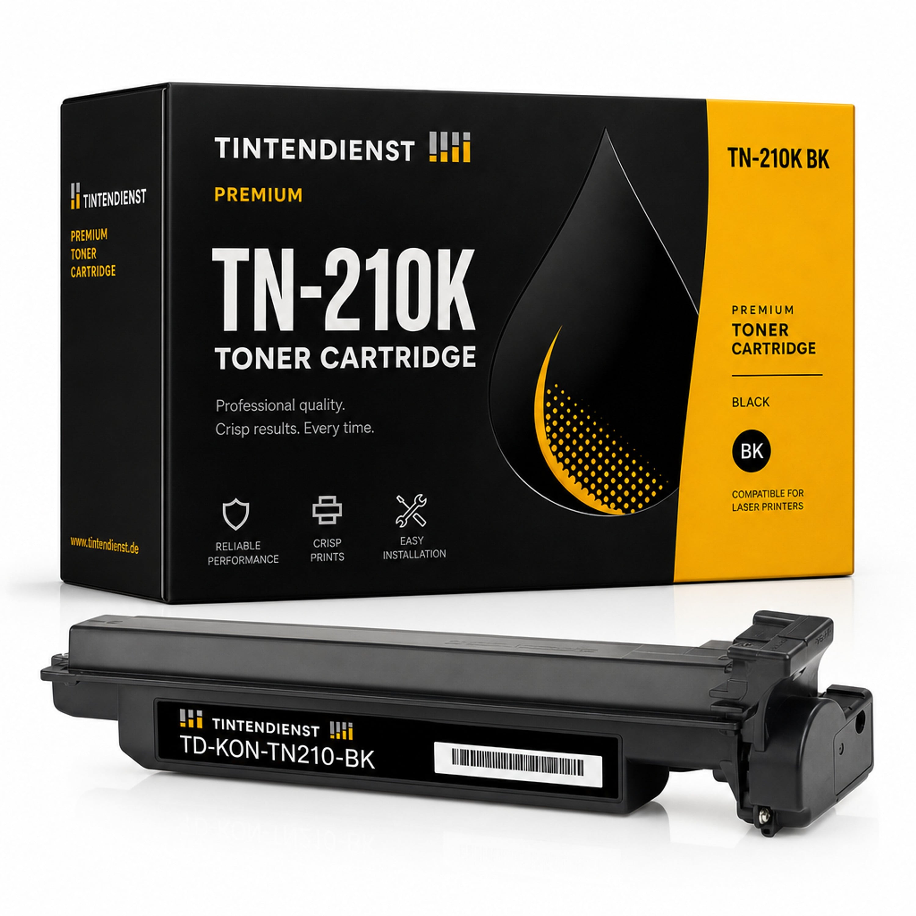 Toner kompatibel zu Konica Minolta TN-210K, schwarz