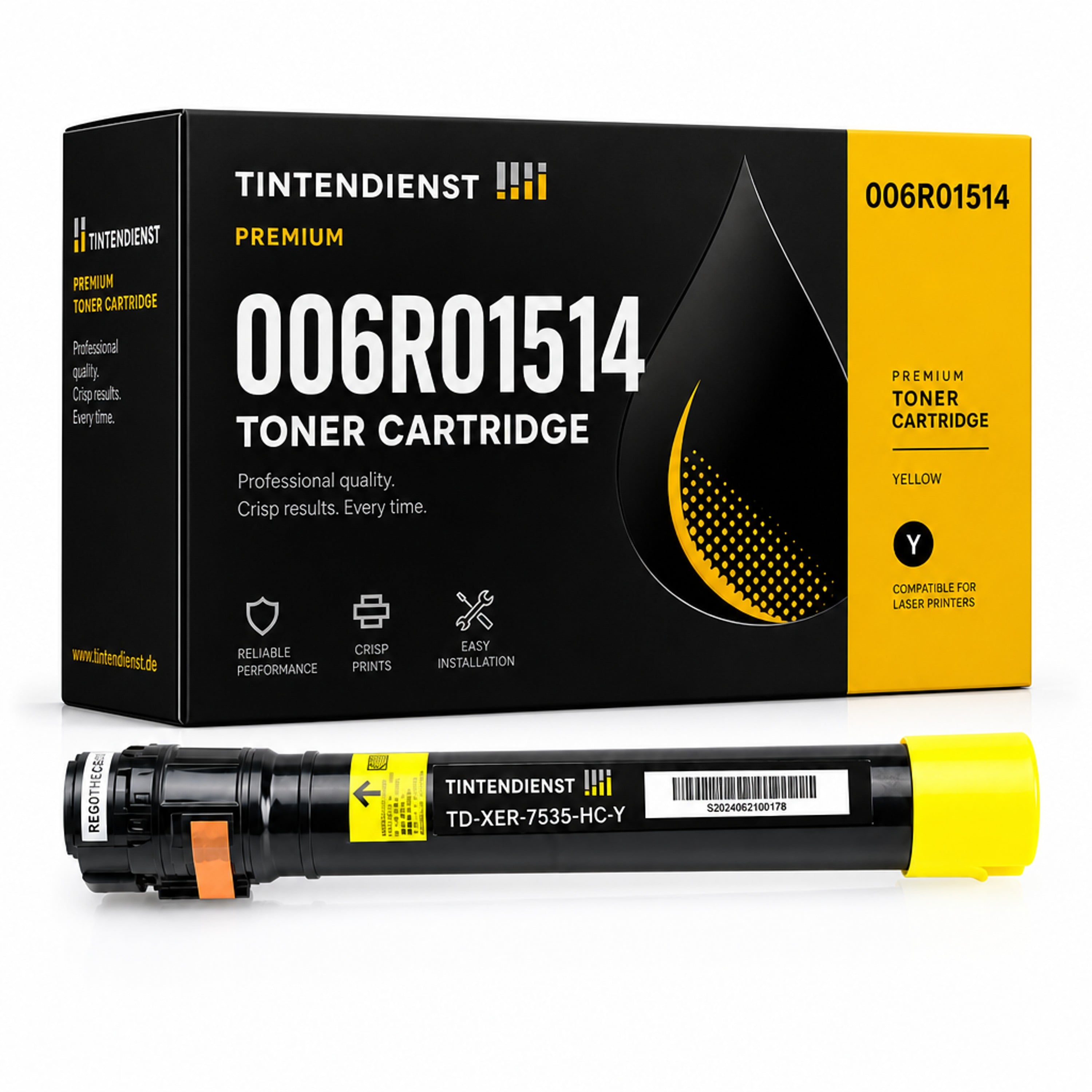 Toner kompatibel zu Xerox 006R01514, gelb
