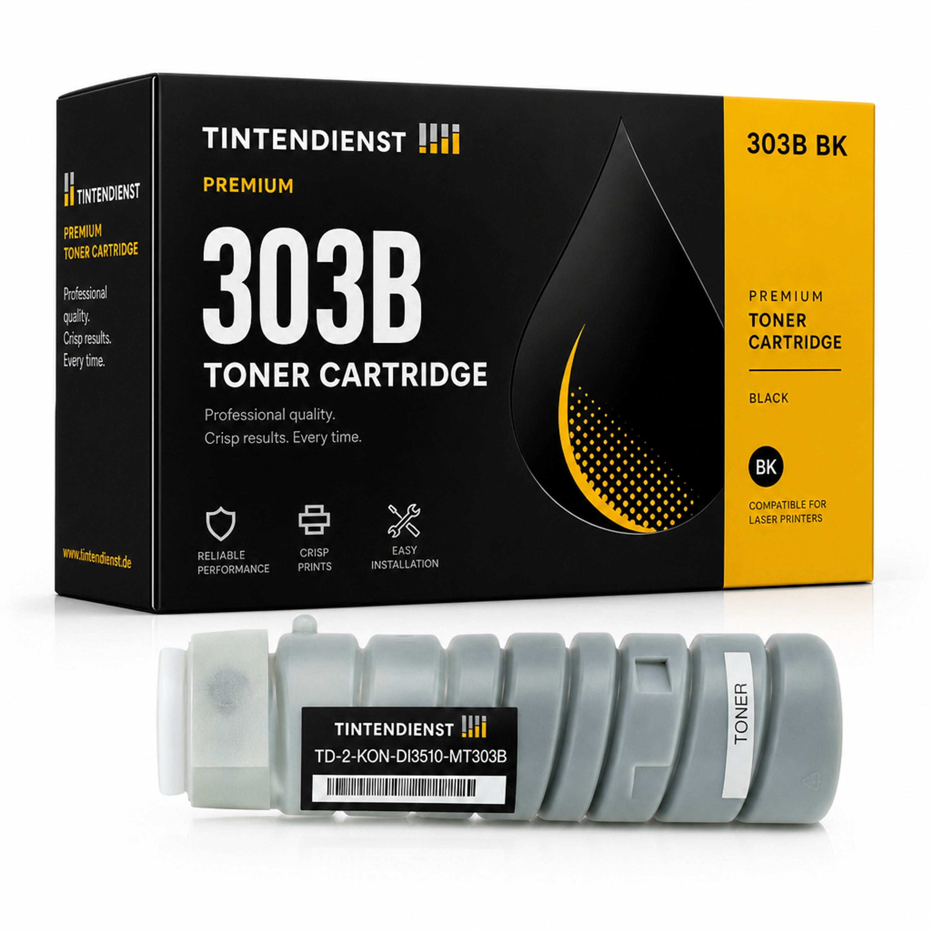 Set kompatibel zu Konica Minolta 303B, 2 Toner