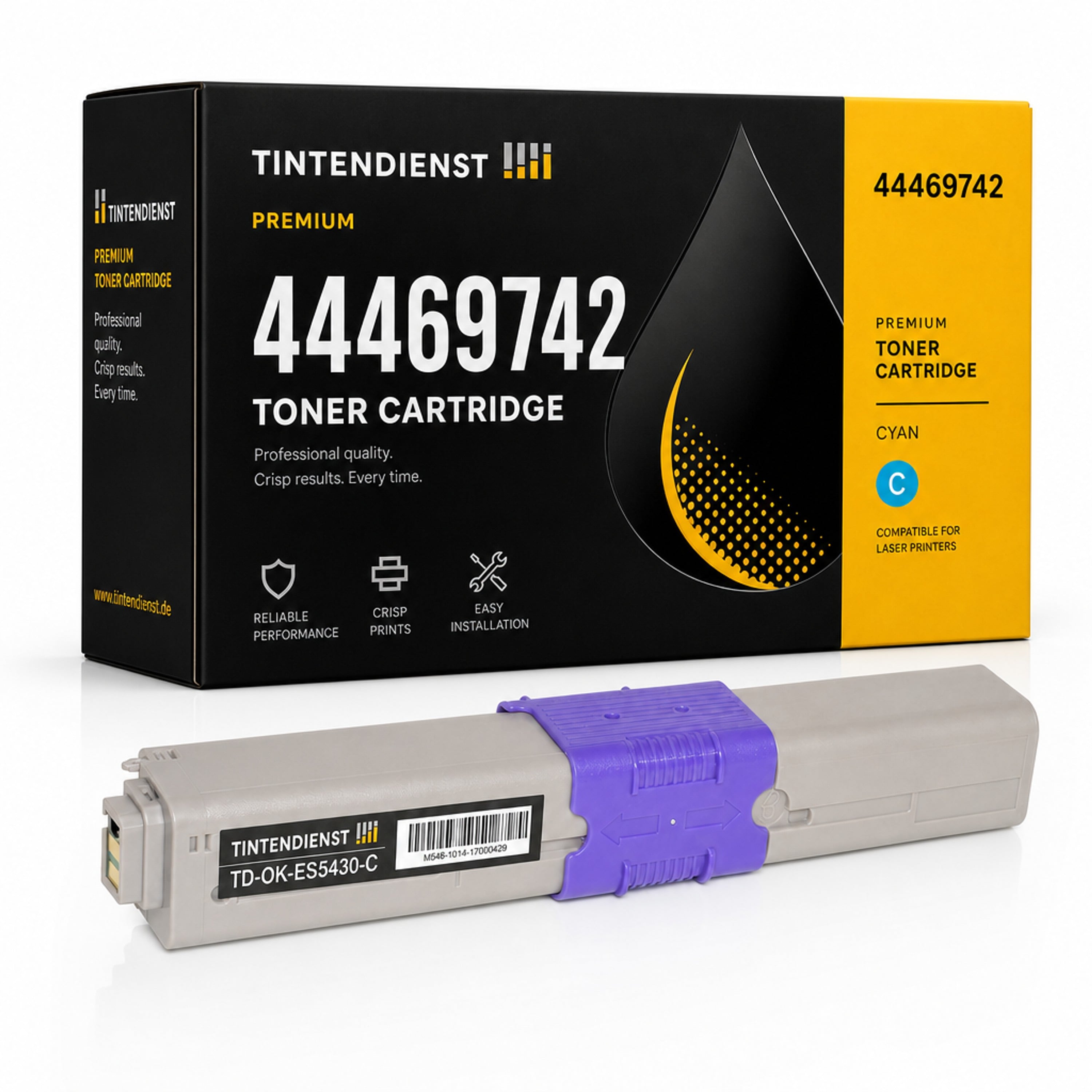 Toner kompatibel zu OKI 44469742, cyan