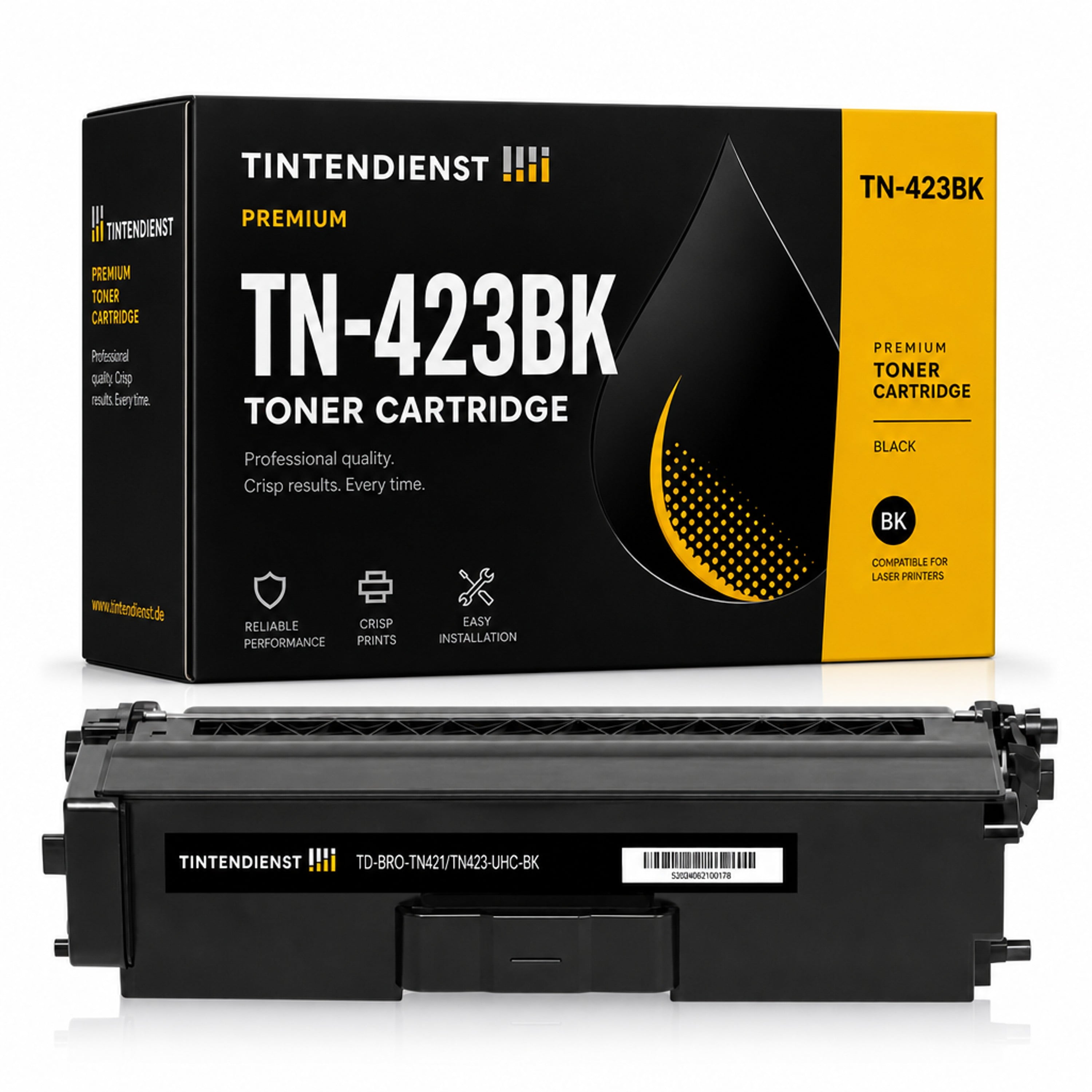 Toner kompatibel zu Brother TN-423BK, schwarz