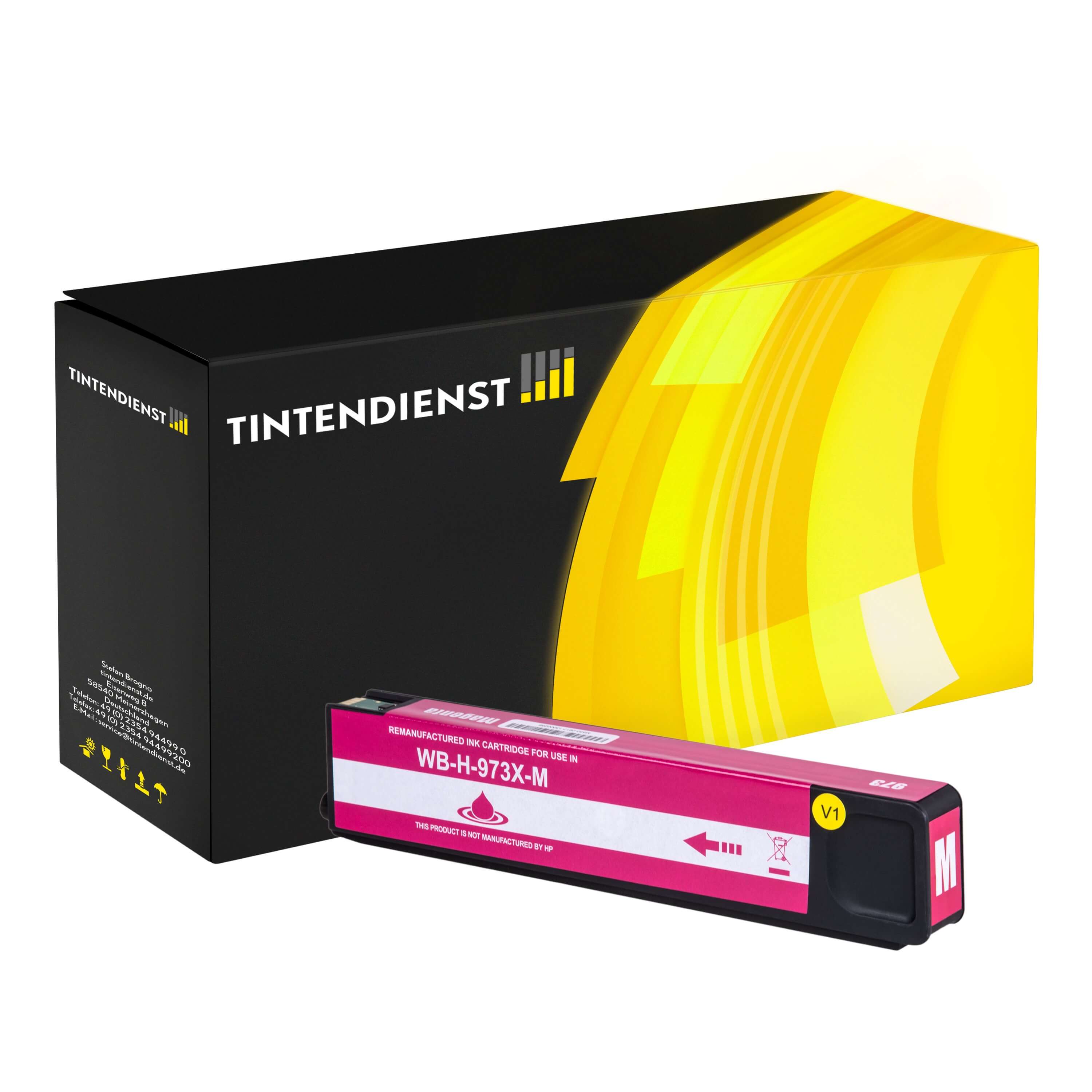 HP 973X Druckerpatrone (F6T82AE) magenta – Tintendienst kompatibel