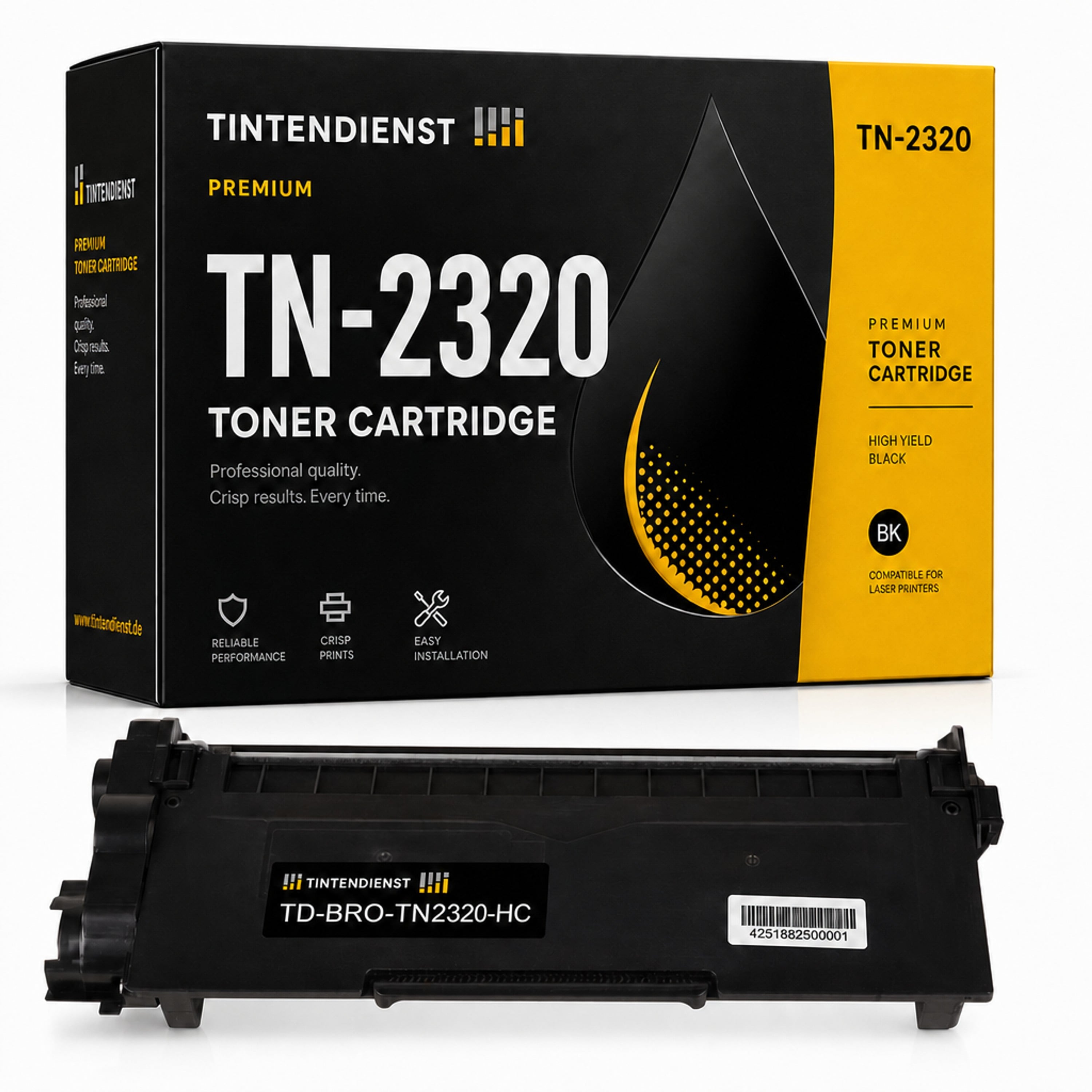 Toner kompatibel zu Brother TN-2320, schwarz