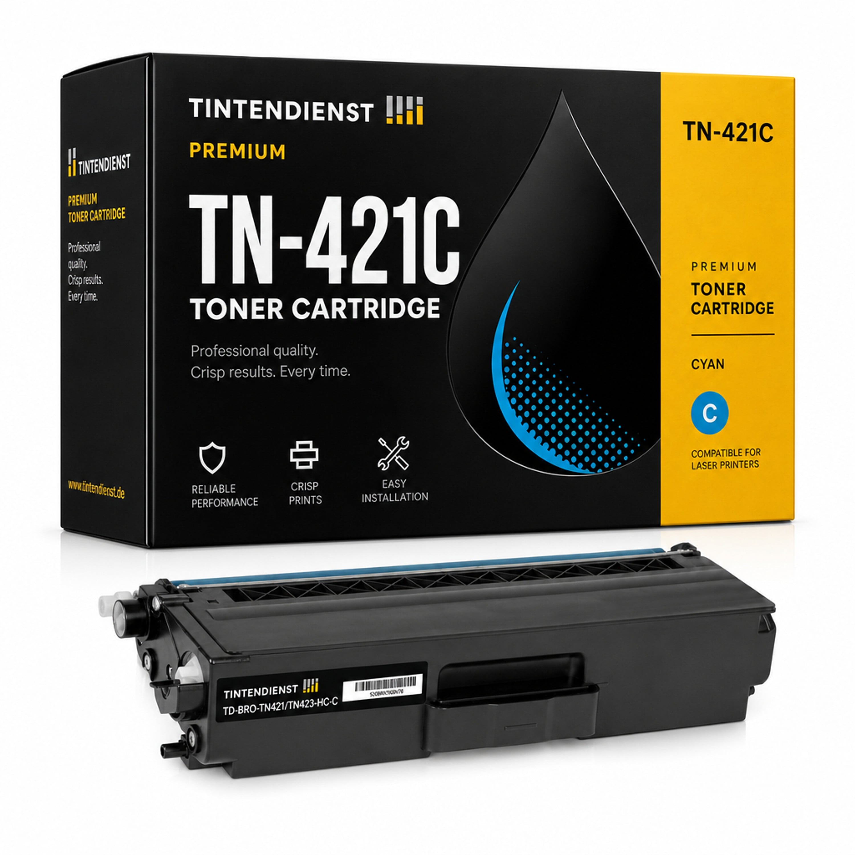 Toner kompatibel zu Brother TN-421C, cyan