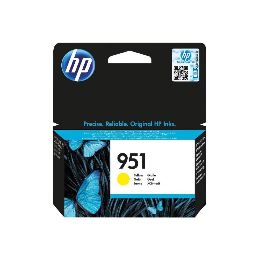 Original HP Tintenpatrone CN052AE / 951 Gelb