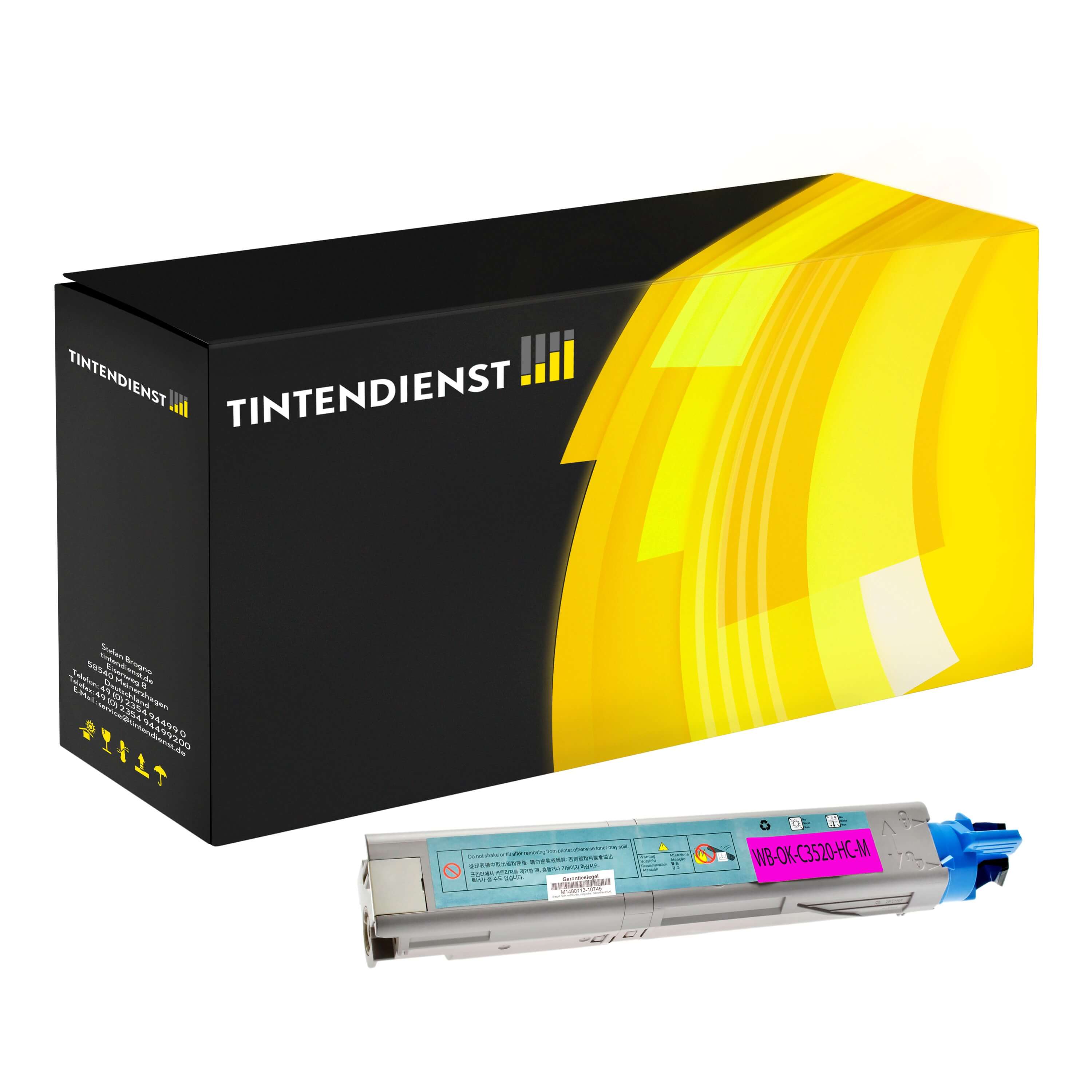 Toner kompatibel zu OKI 43459330, magenta