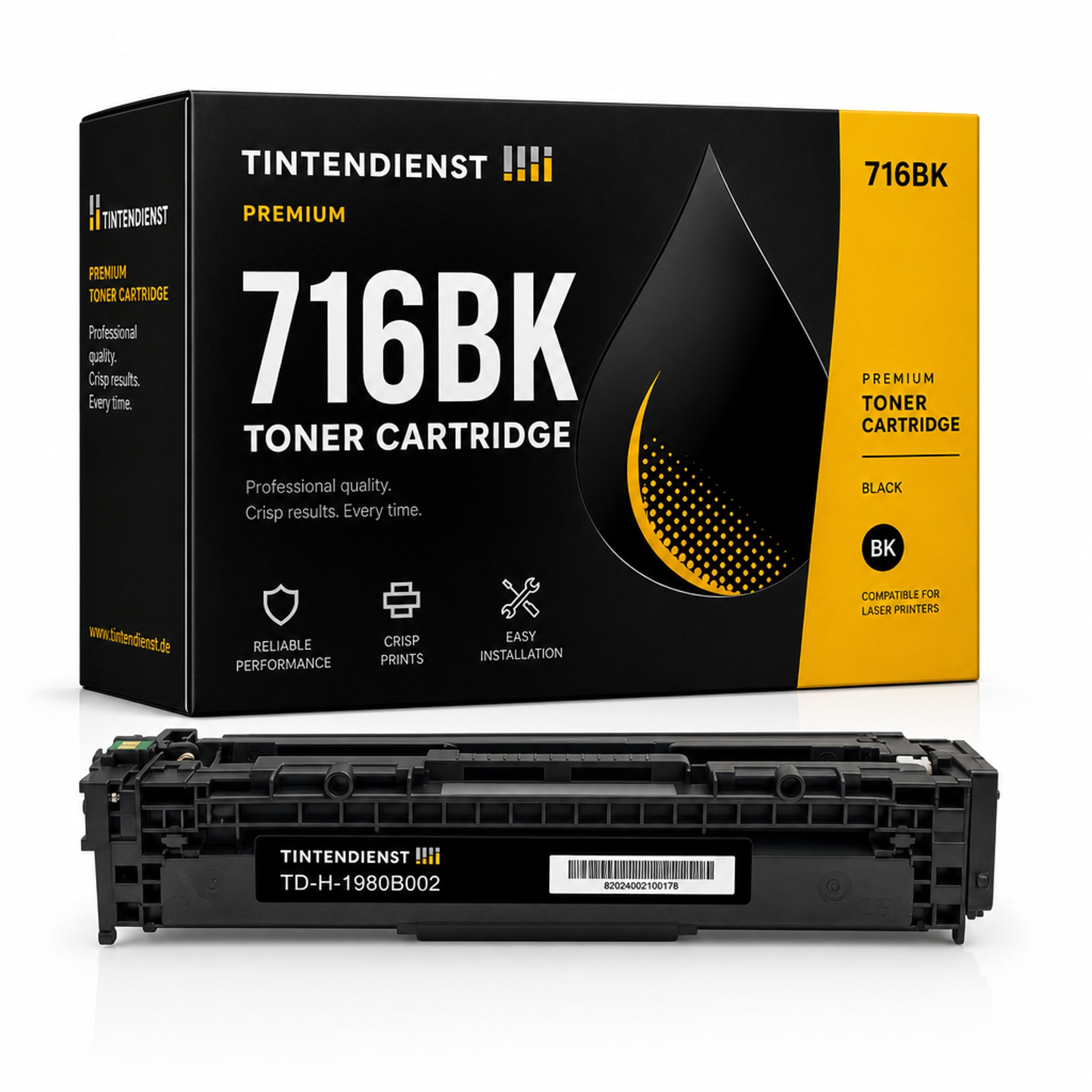 Toner kompatibel zu Canon 716BK, schwarz