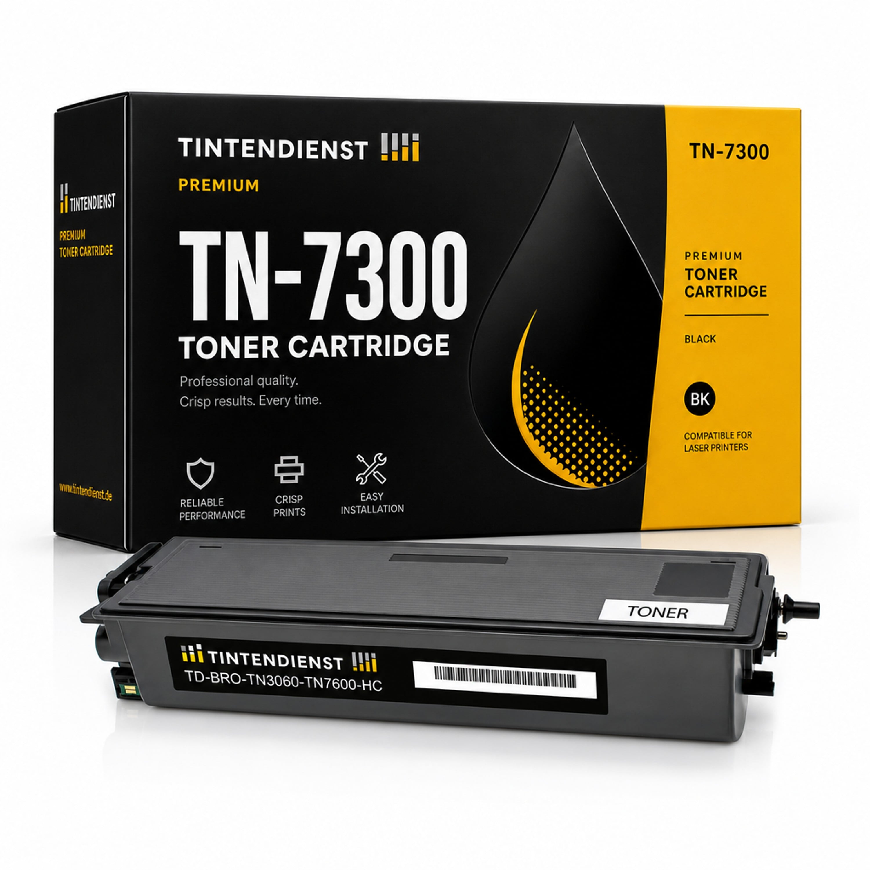 Toner kompatibel zu Brother TN-7300, schwarz
