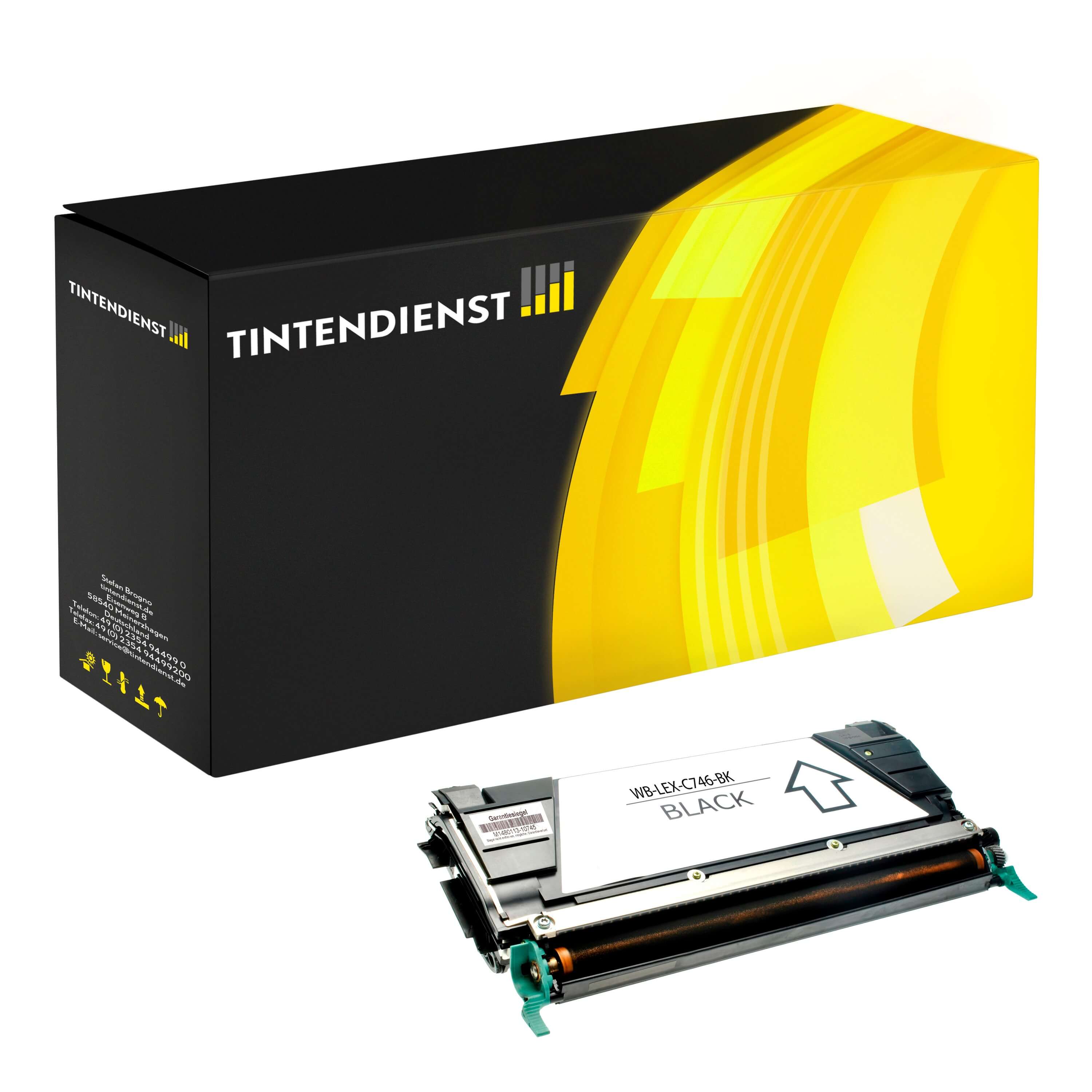 Lexmark C746H2KG Toner schwarz – Tintendienst kompatibel