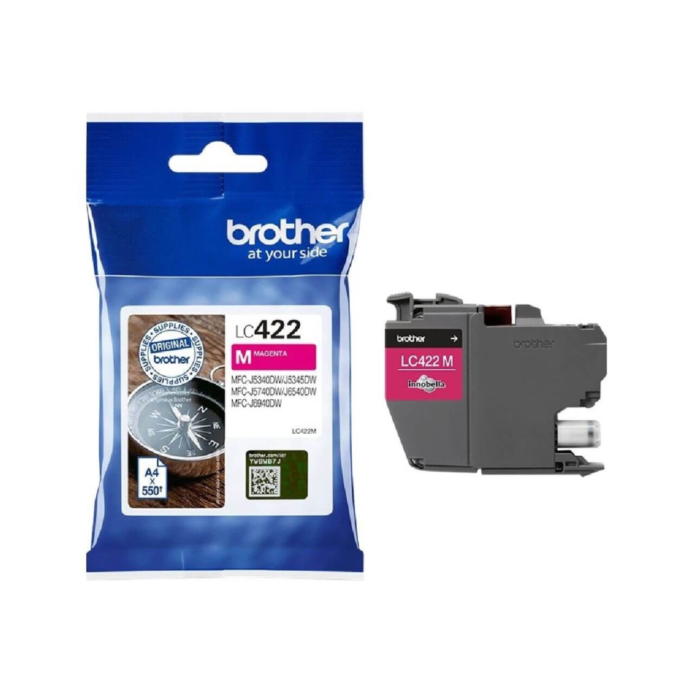 Original Brother Tintenpatrone LC-422M Magenta [XL Füllmenge]