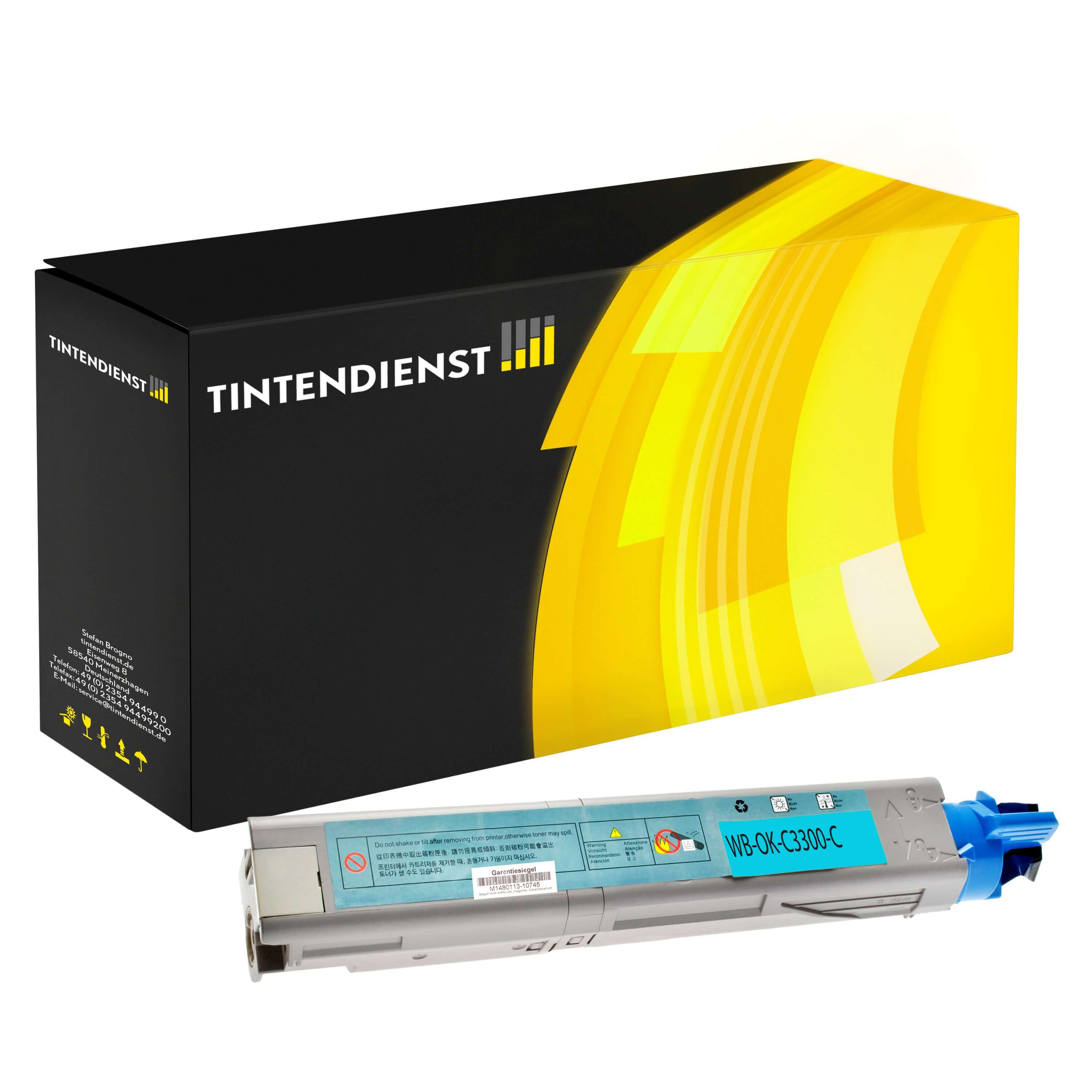 Toner kompatibel zu OKI 43459331, cyan
