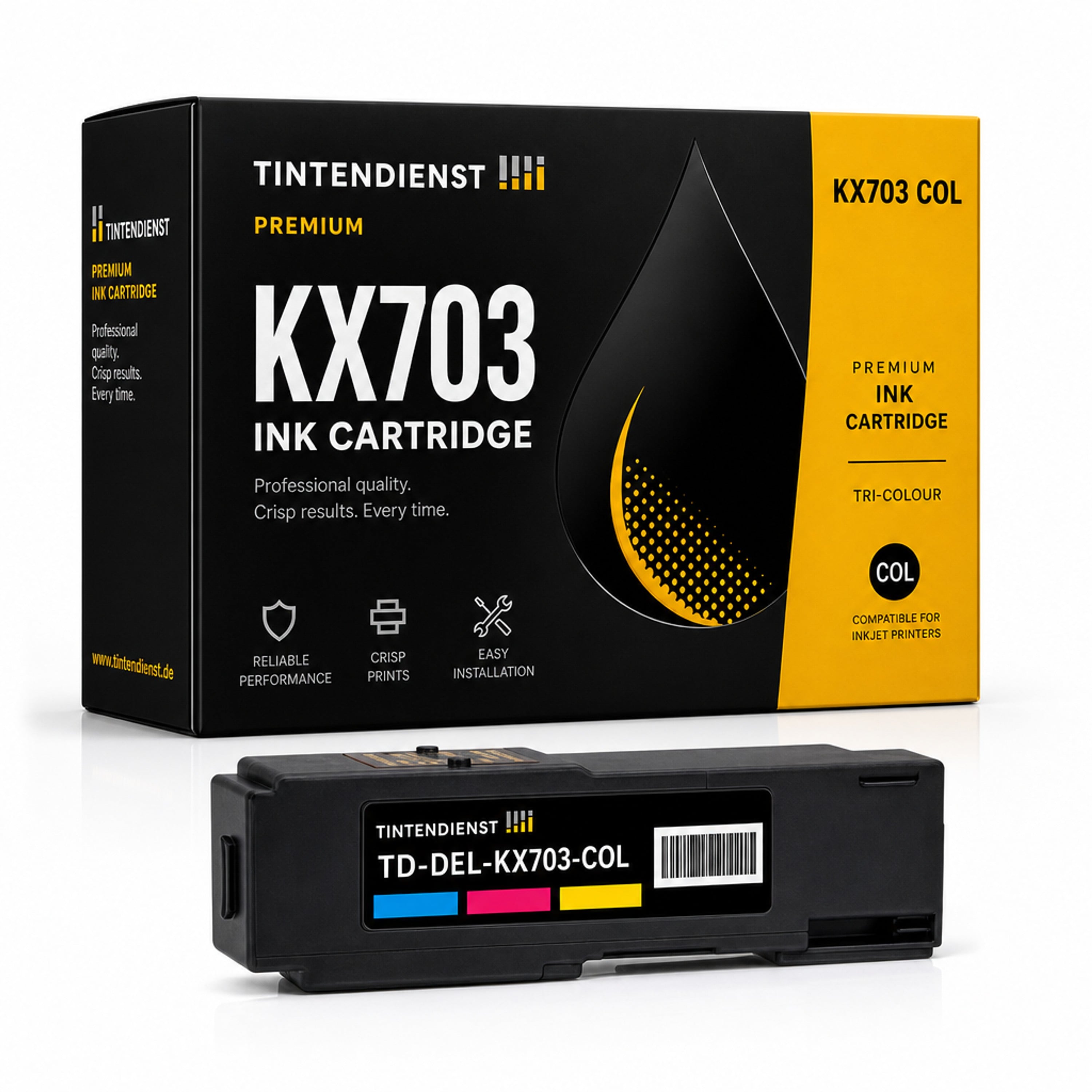 Druckerpatrone kompatibel zu Dell KX703, color