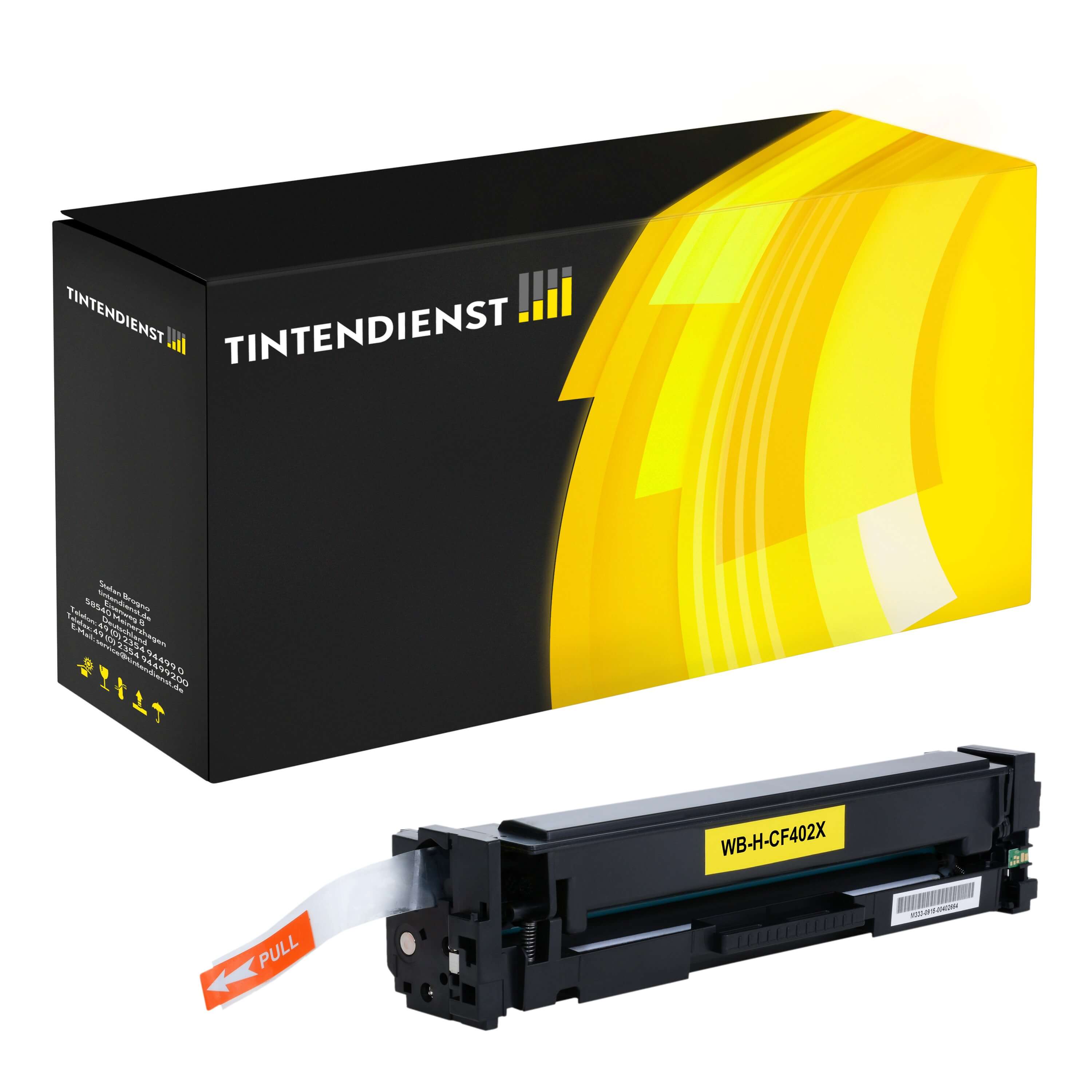 Tintendienst Toner HP CF402X y