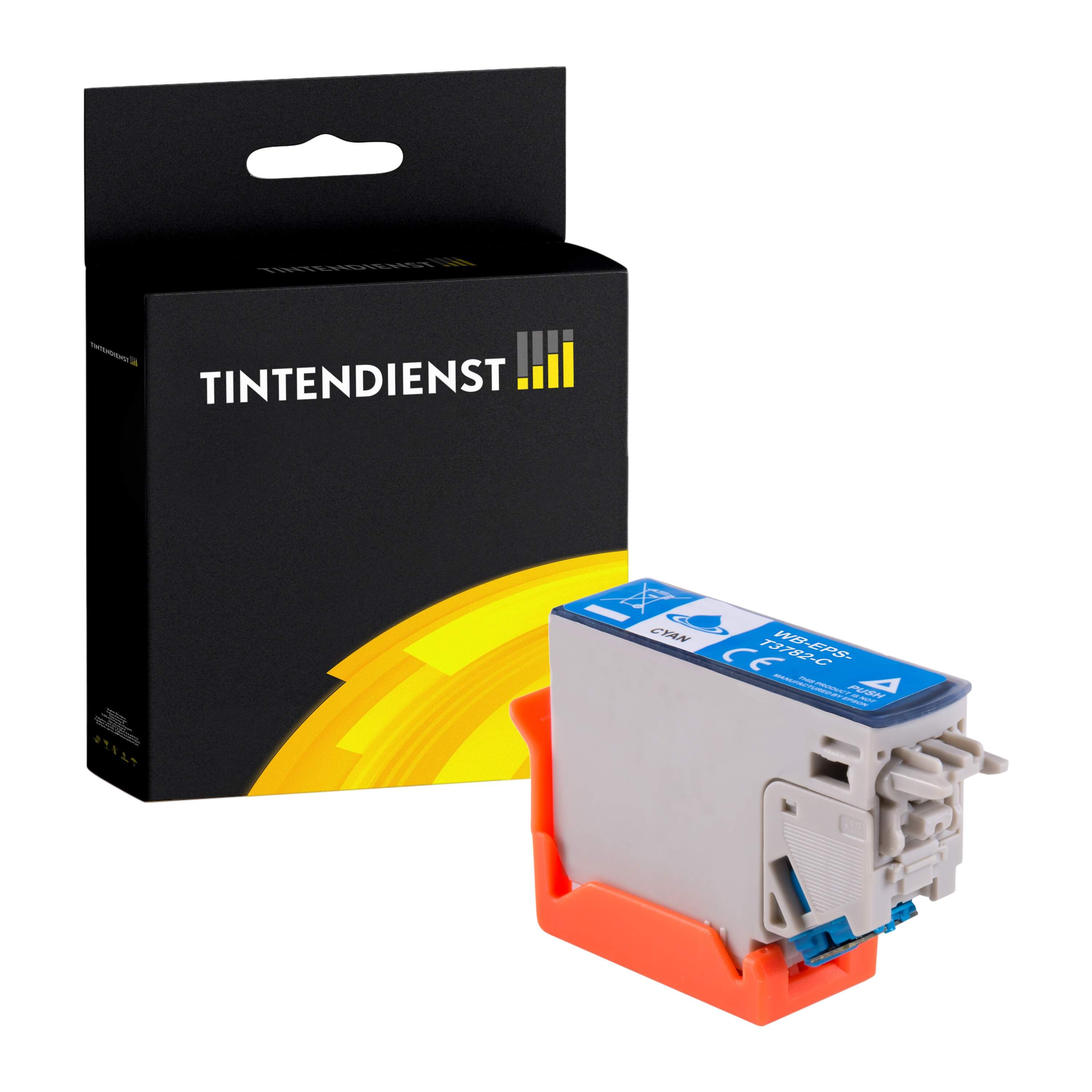 Tintendienst kompatibel für Epson Tintenpatrone C13T37824010 / 378 Cyan