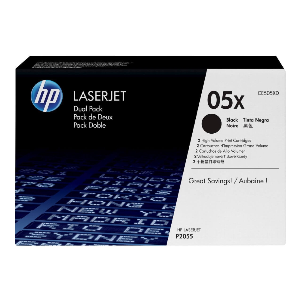 Original HP Toner CE505XD/05XD Black