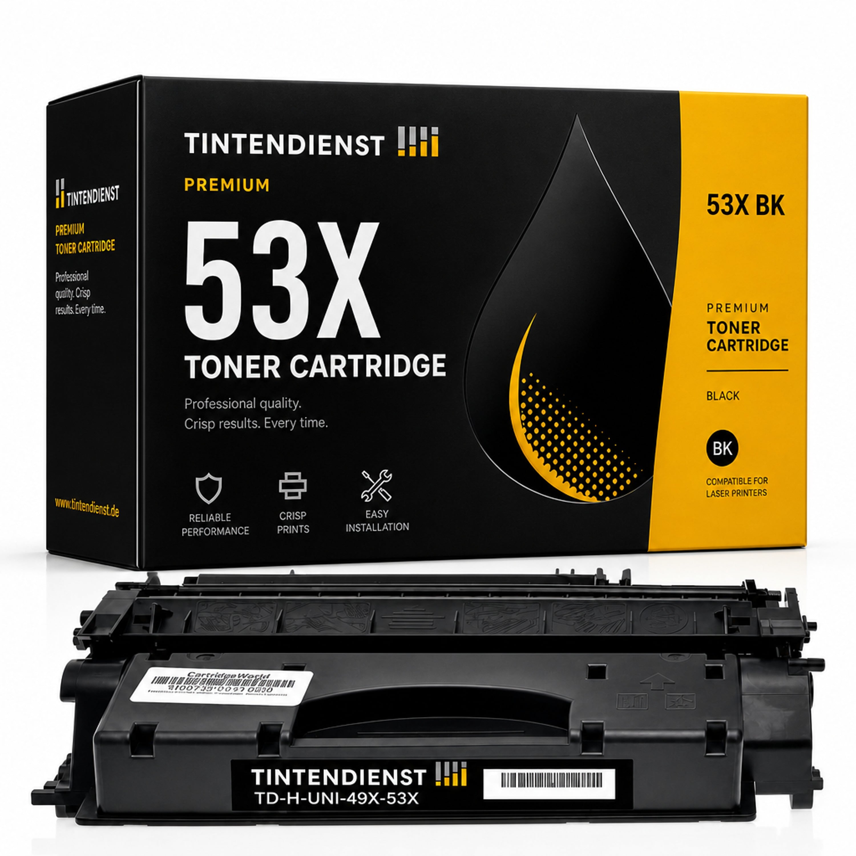 Toner kompatibel zu HP 53X, schwarz