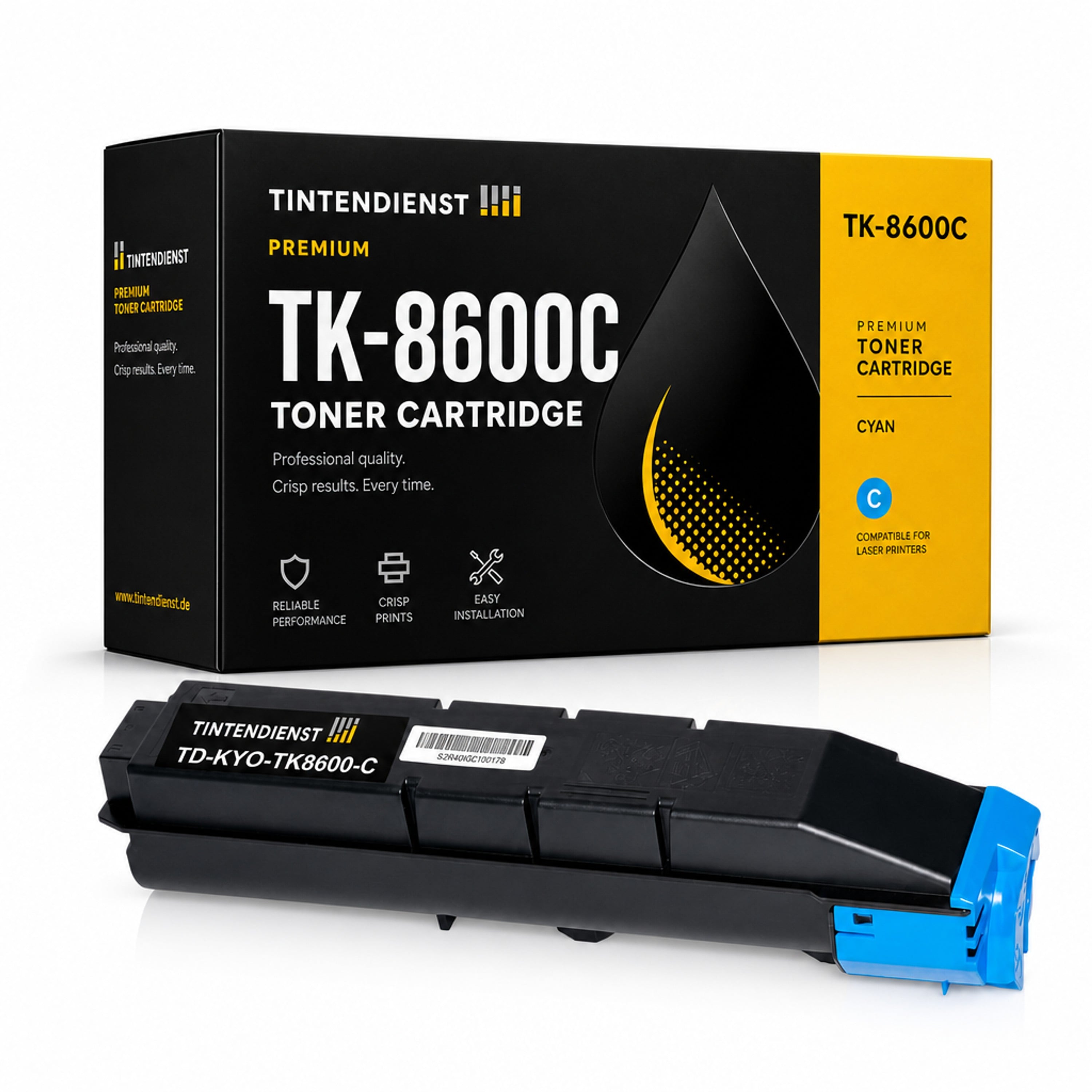 Toner kompatibel zu Kyocera TK-8600C, cyan