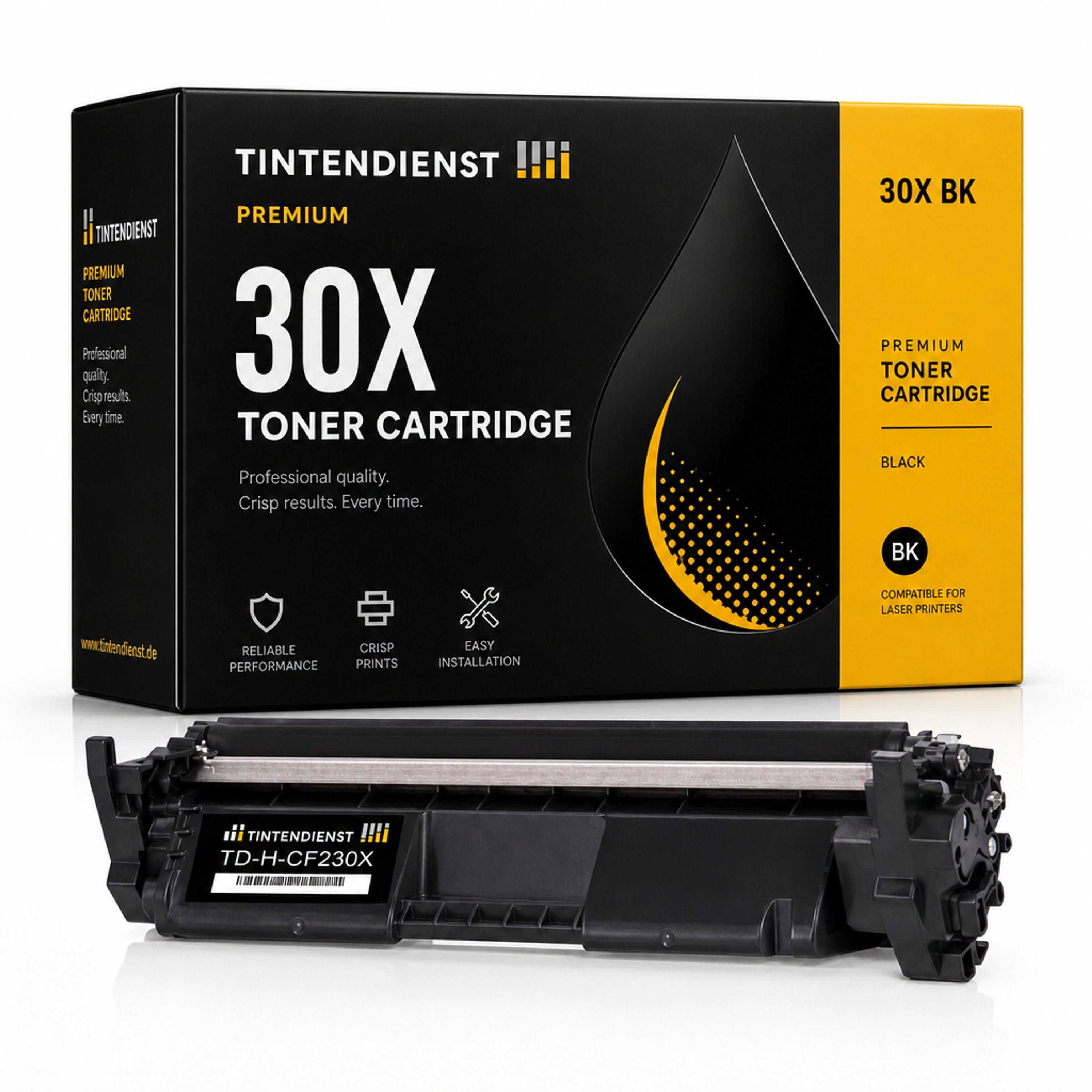 Toner kompatibel zu HP 30X, schwarz