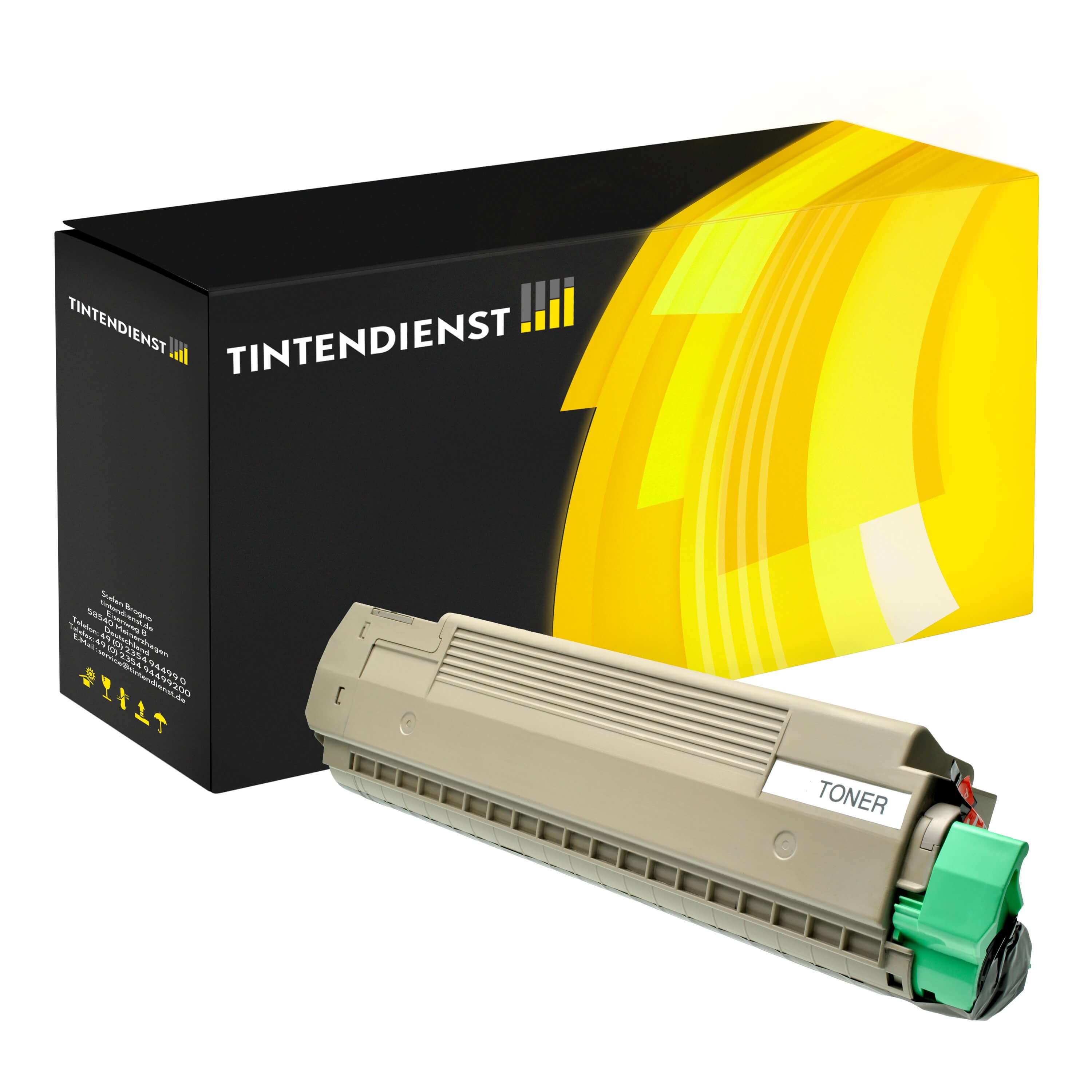 Toner kompatibel zu OKI 44059108, schwarz