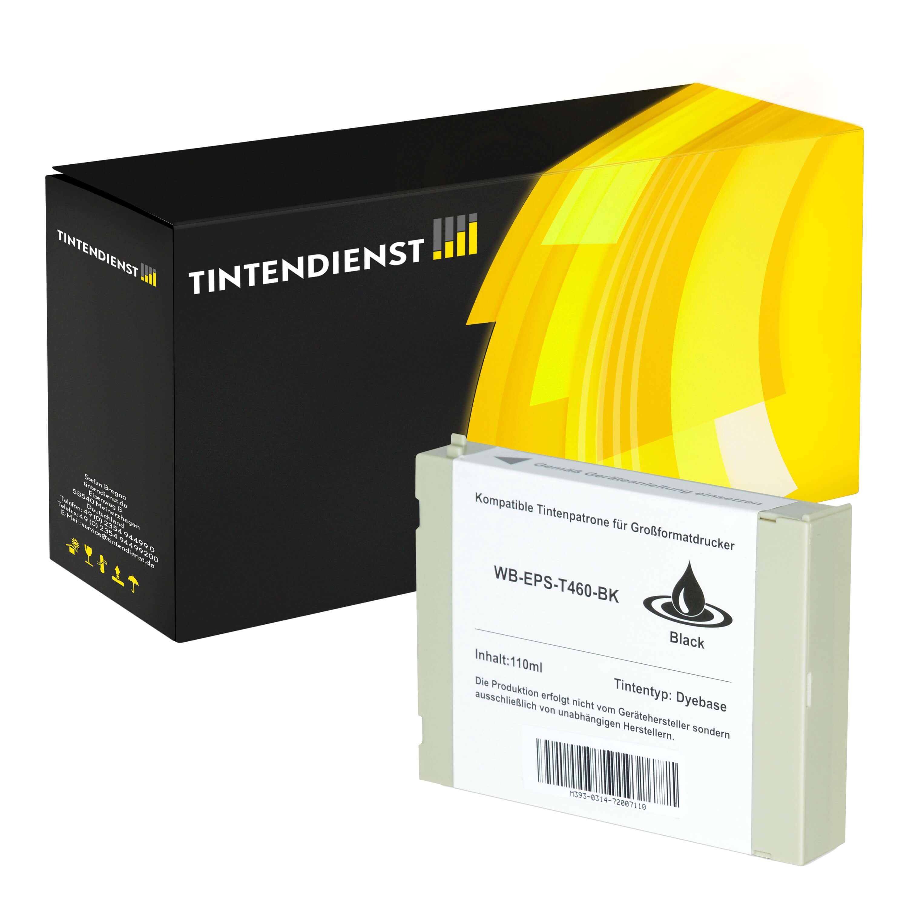 Druckerpatrone kompatibel zu Epson C13T460011, schwarz
