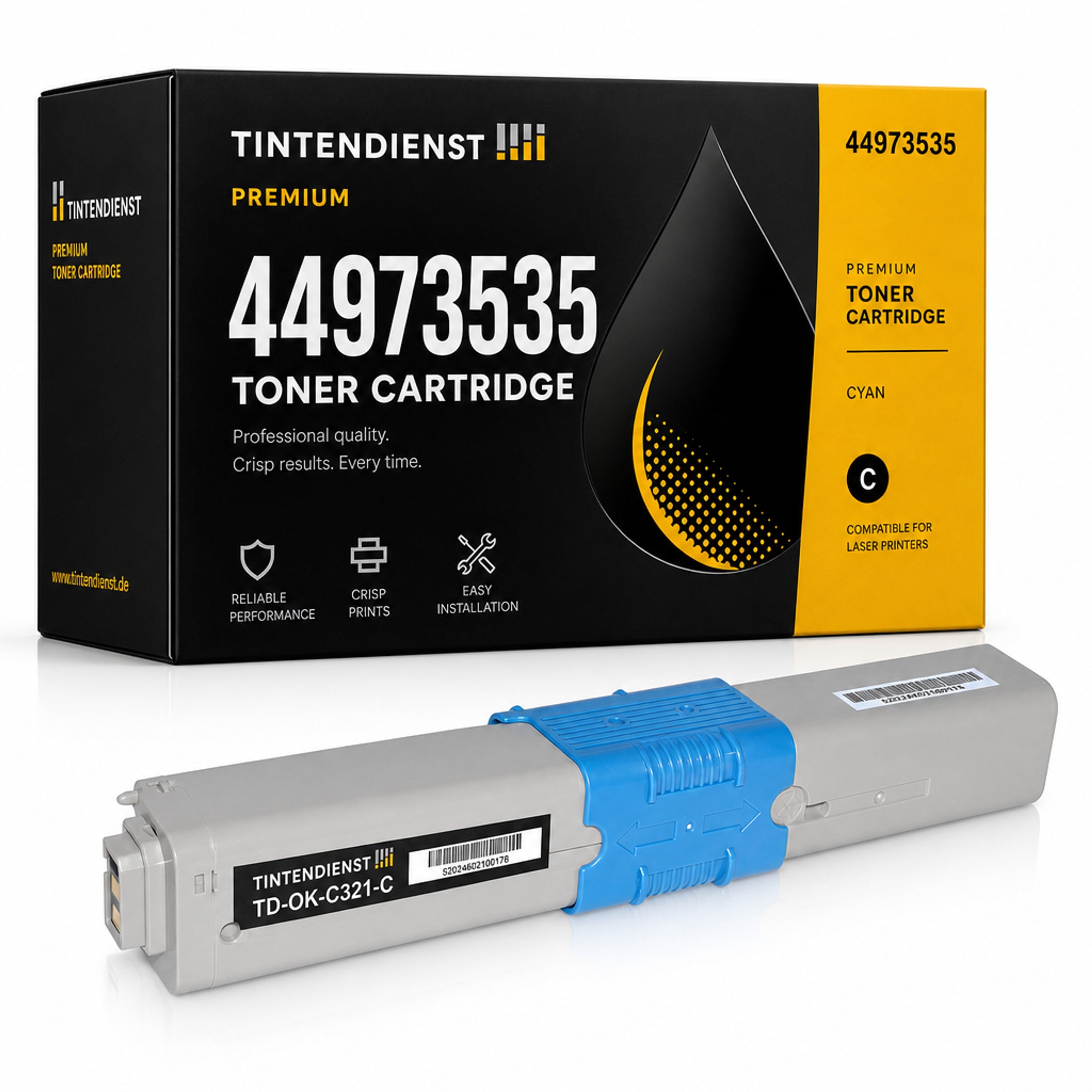 Toner kompatibel zu OKI 44973535, cyan
