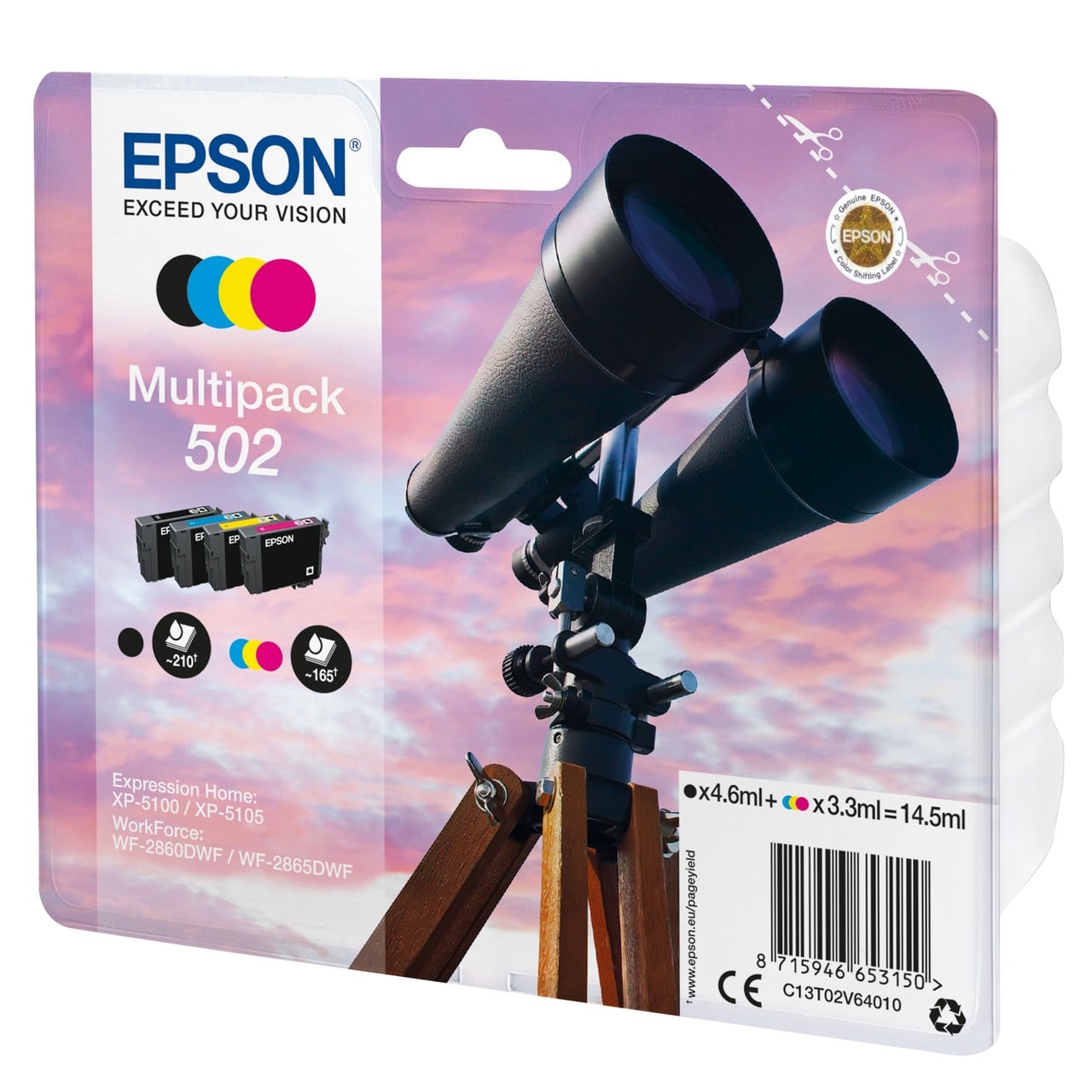 Original Multipack Epson C13T02V64010