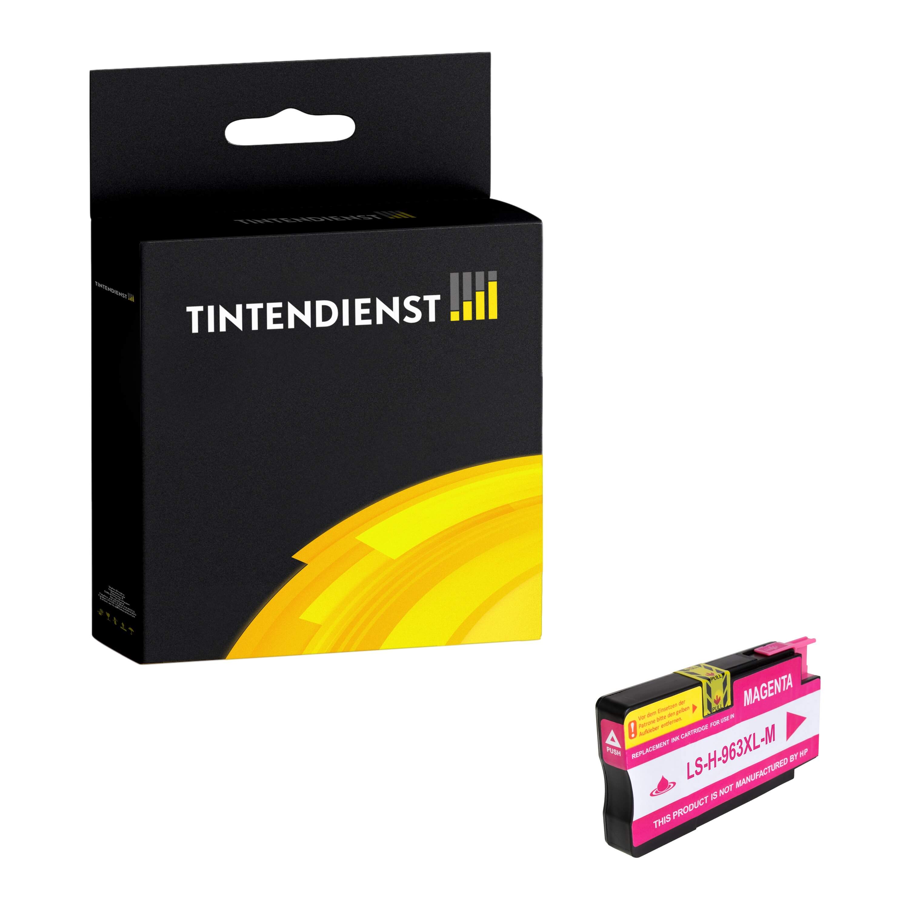 Tintendienst kompatibel für HP Tintenpatrone 3JA28AE / 963XL Magenta [XL Füllmenge]