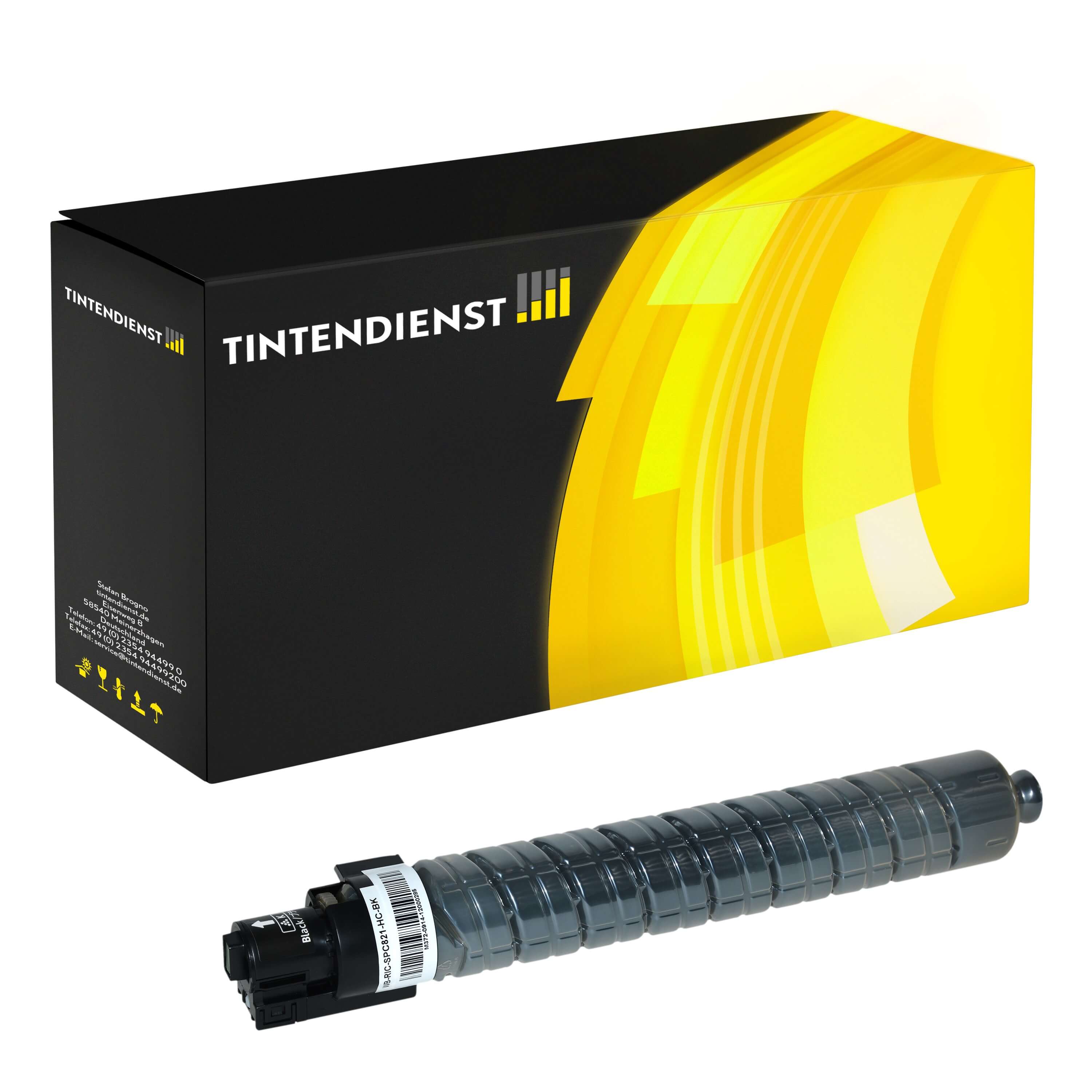 Tintendienst Toner Ricoh SPC821 821058 bk